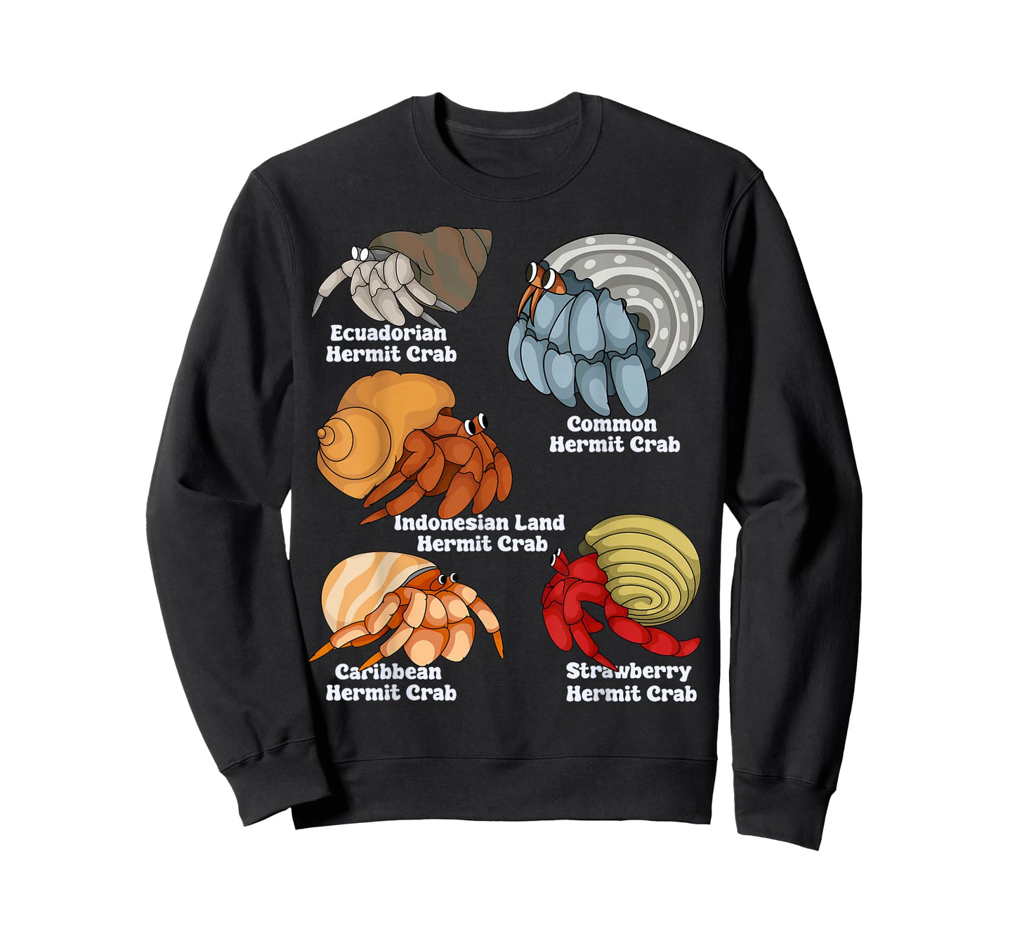 Hermit Crab Lover Kids Aquarium Species Hermit Crabs T-Shirt