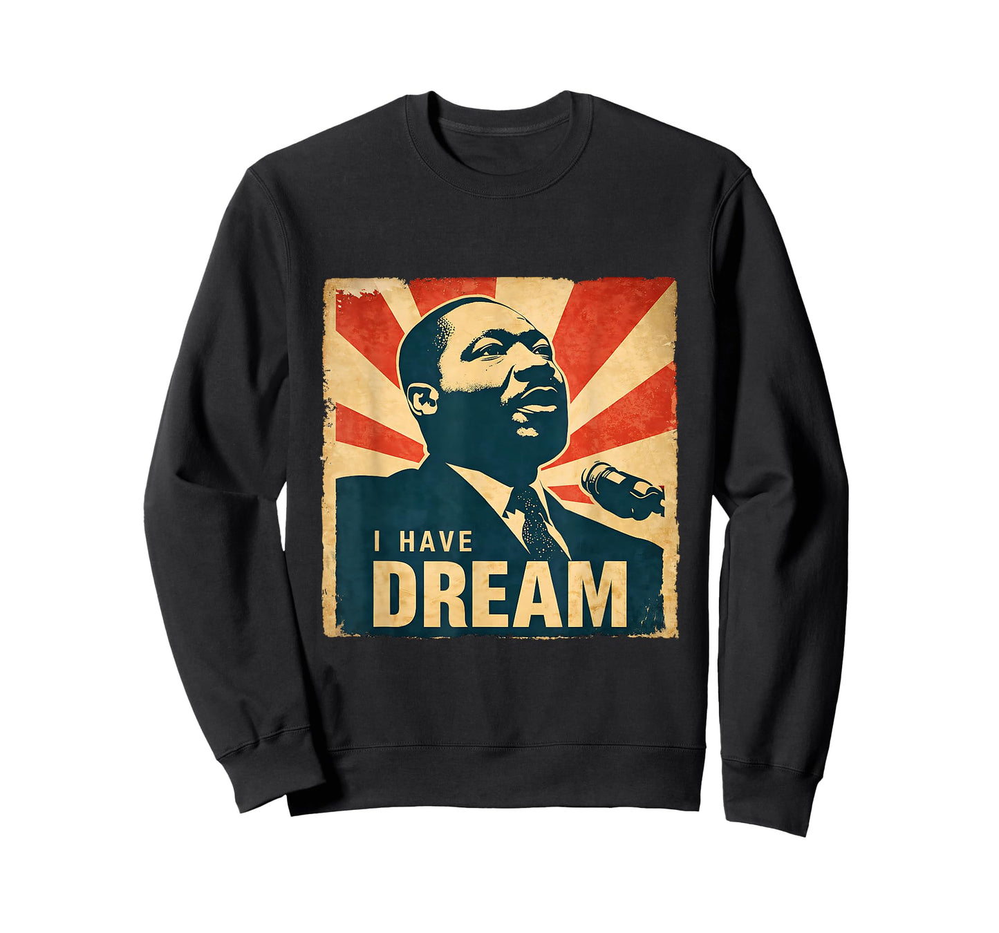 Dream Like King African American Black History Month Vintage T-Shirt