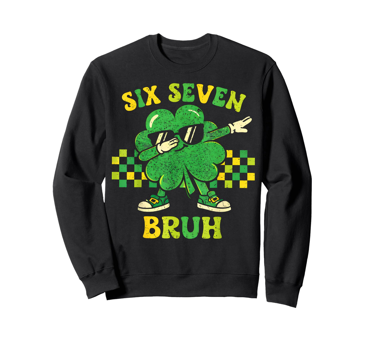 Six Seven 67 Meme St Patrick's Day for Teens Boys Girls Kids T-Shirt