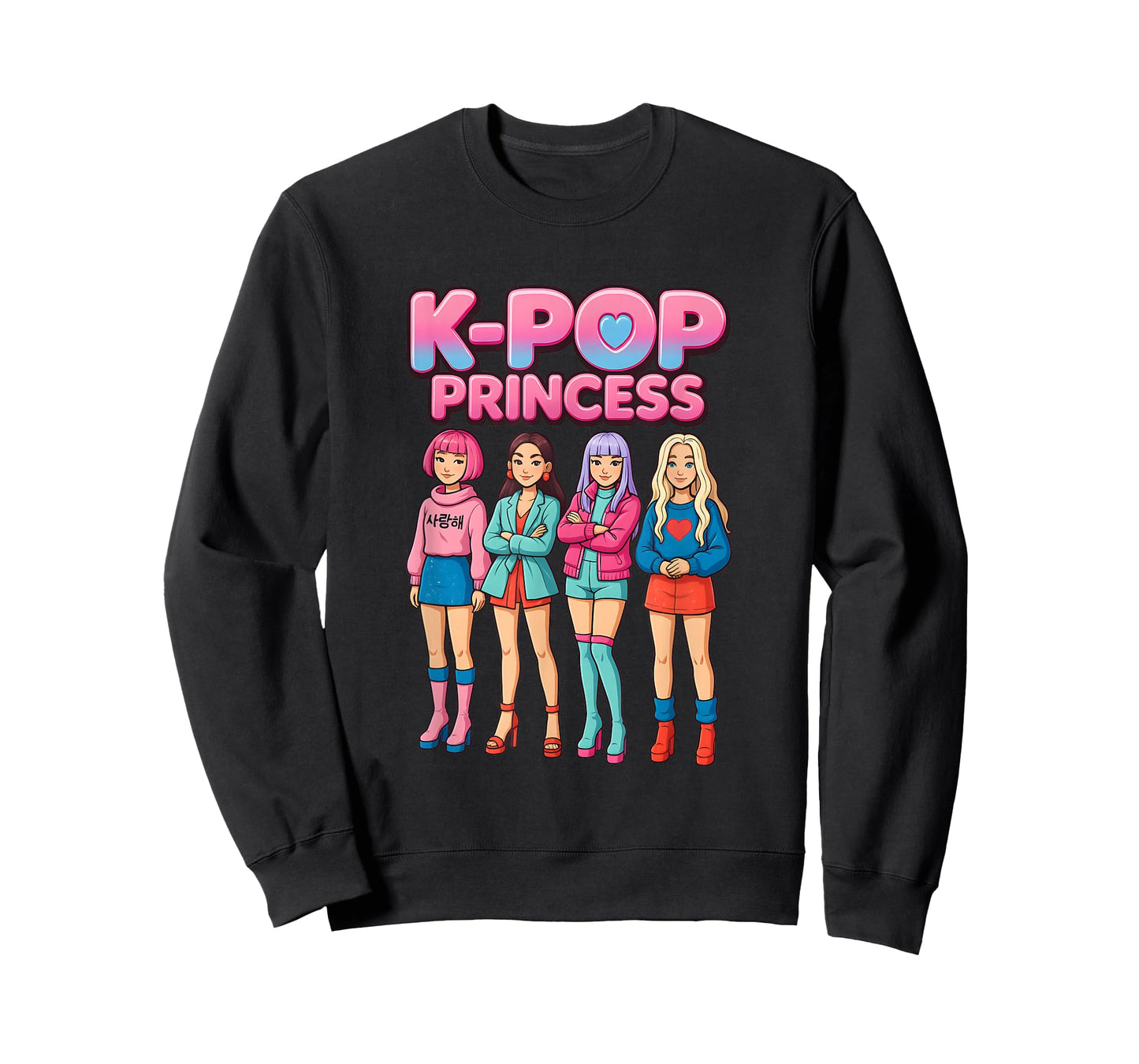 K-Pop Princess Korean Drama Music Girl Band Idol Fashion T-Shirt