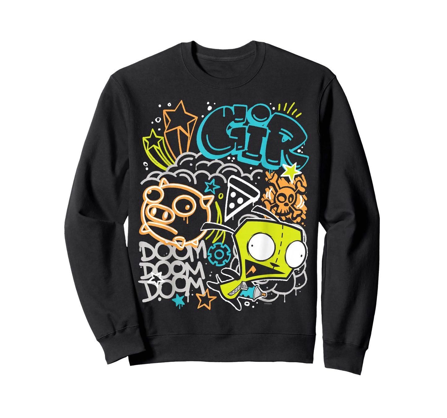 Invader Zim - Gir - Graffiti T-Shirt