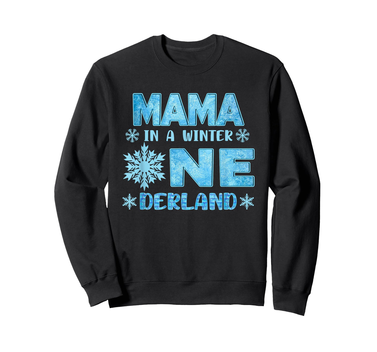 Mama in A Winter Onederland Bday Girl Sweet Snowflake T-Shirt