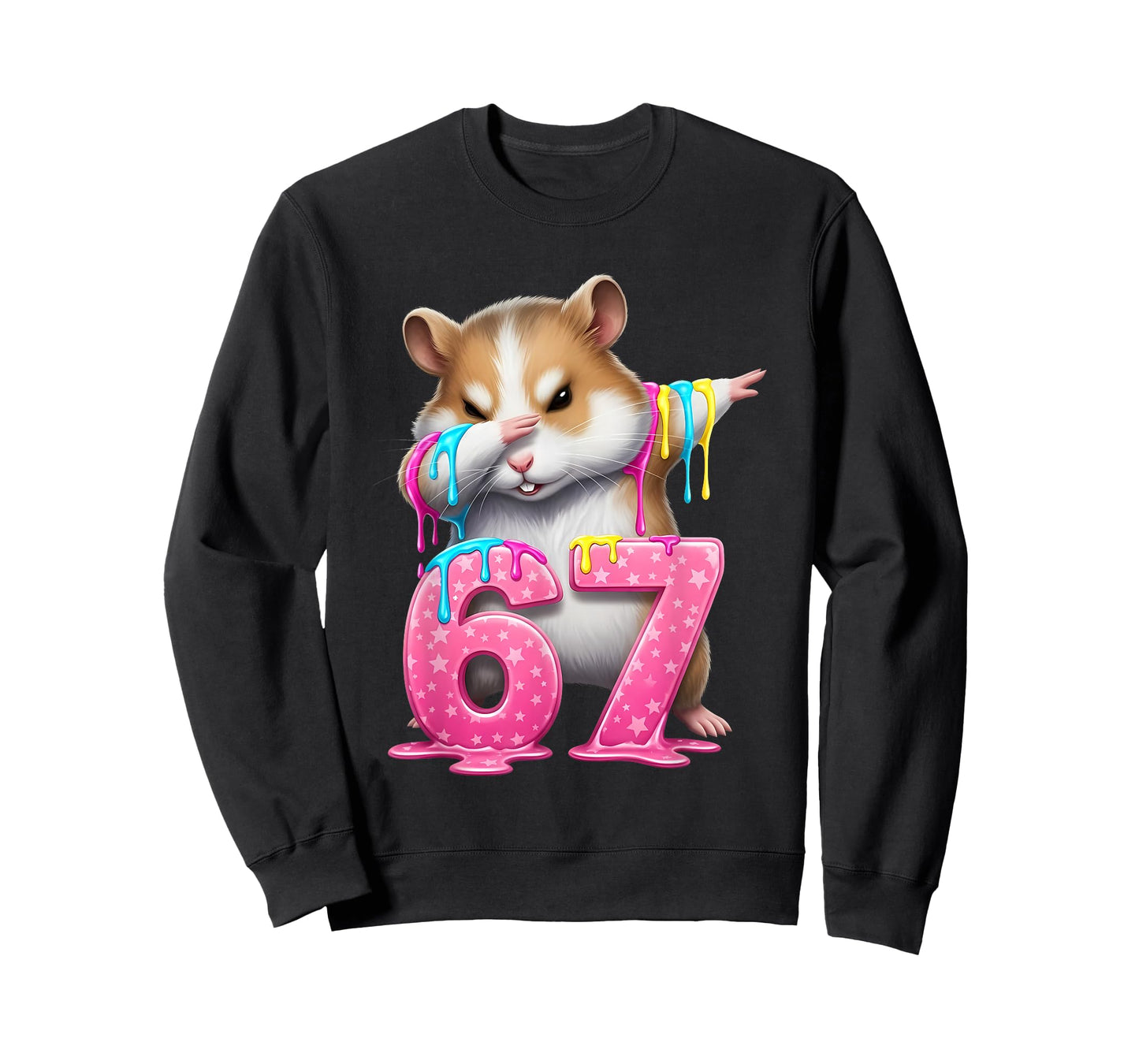 67 Animals Funny 67 Brainrot Youth Kids Hamster 67 T-Shirt