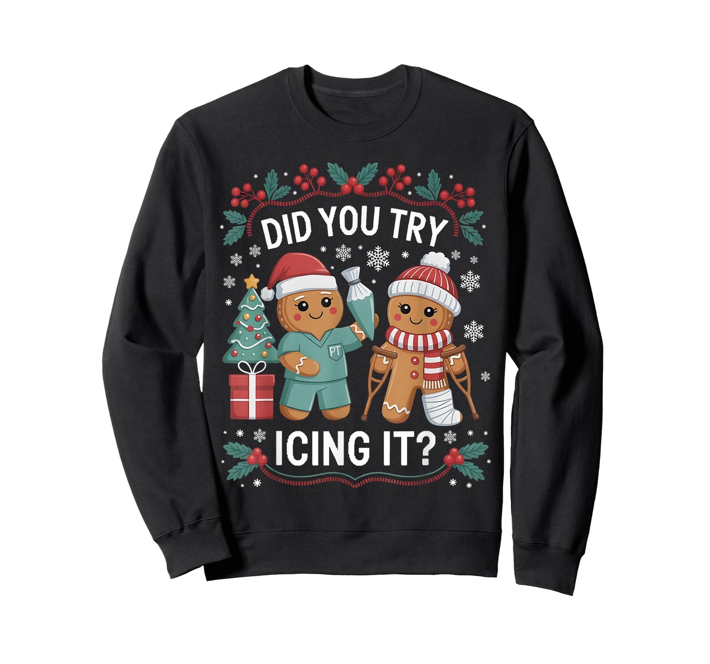 Physio Christmas Physical Therapy Holiday Season Christmas T-Shirt