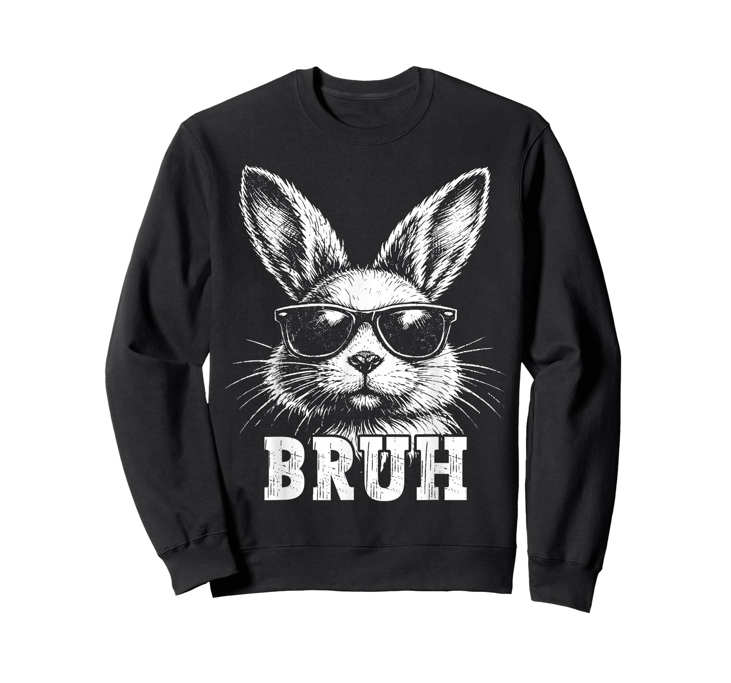 Kids Boy Easter Retro Bunny Bruh Easter Kids Boy Toddler Men T-Shirt