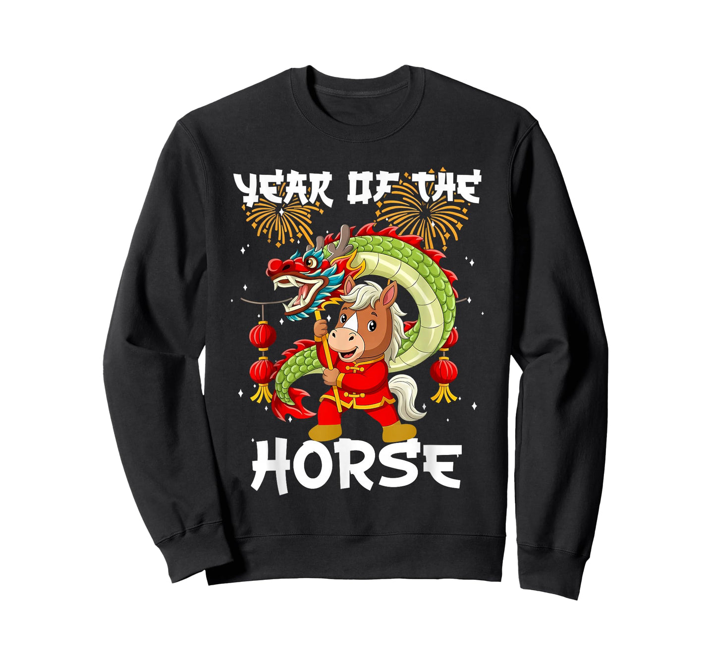 Year of The Horse Chinese New Year 2026 Lion Dance Lover Kid T-Shirt