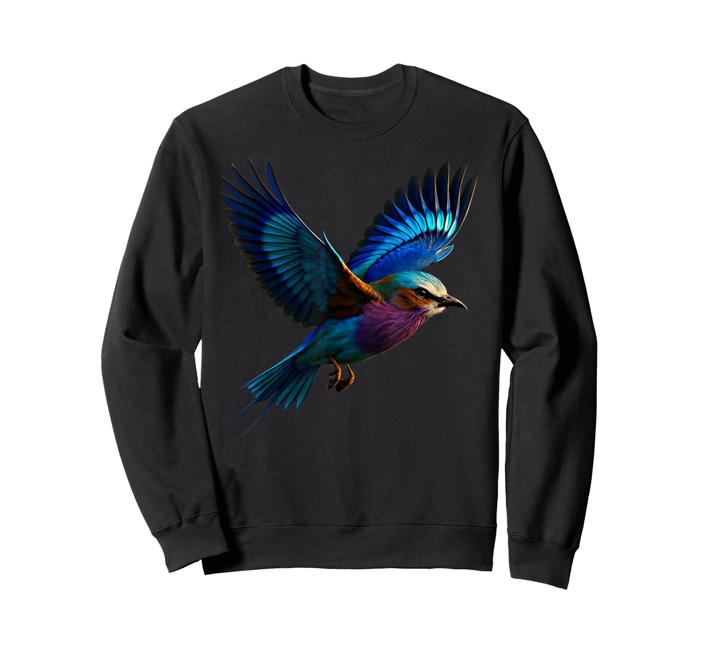 Lilac-Breasted Roller Bird Vibrant African Wildlife Art T-Shirt