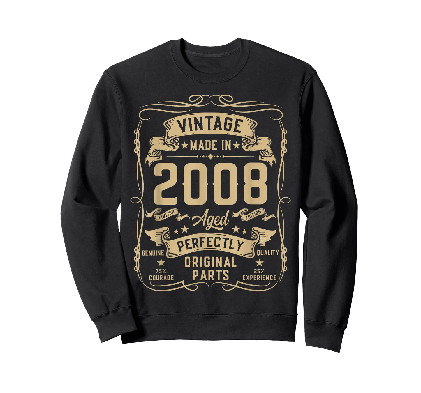 Vintage 2008 18yr 18th Birthday Gifts for Men 18 Years Old T-Shirt