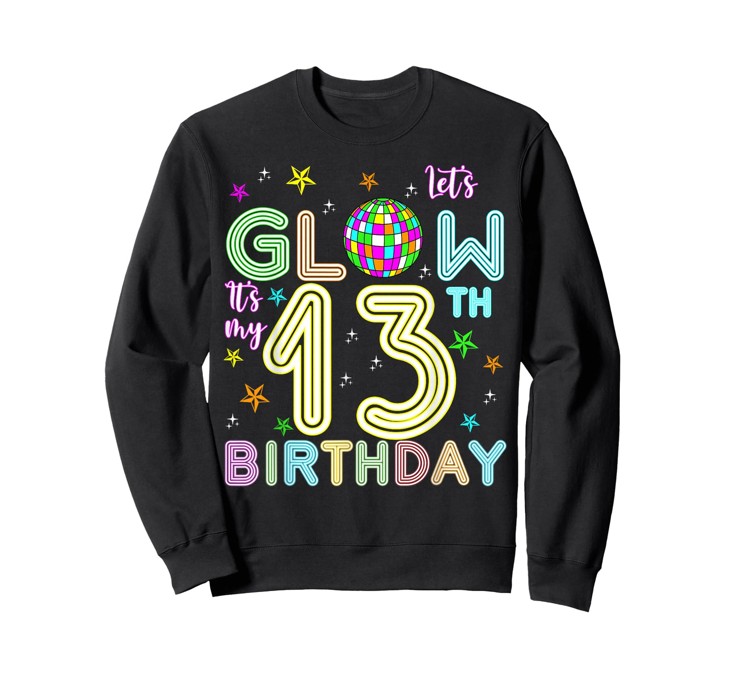 It's My 13th Birthday Glowing 80s 13 Year Old T-Shirt