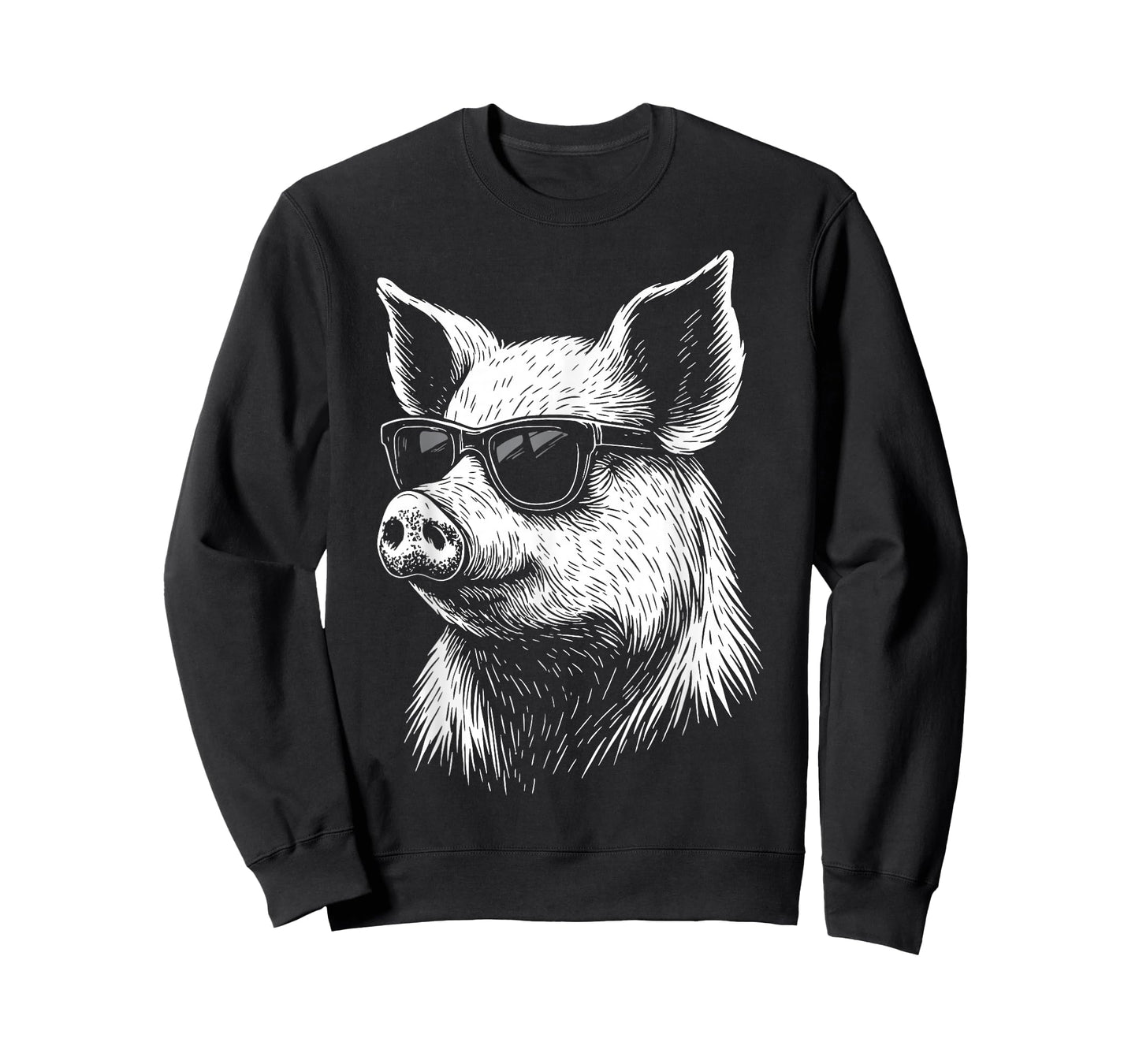Pig Sunglasses Farmer T-Shirt