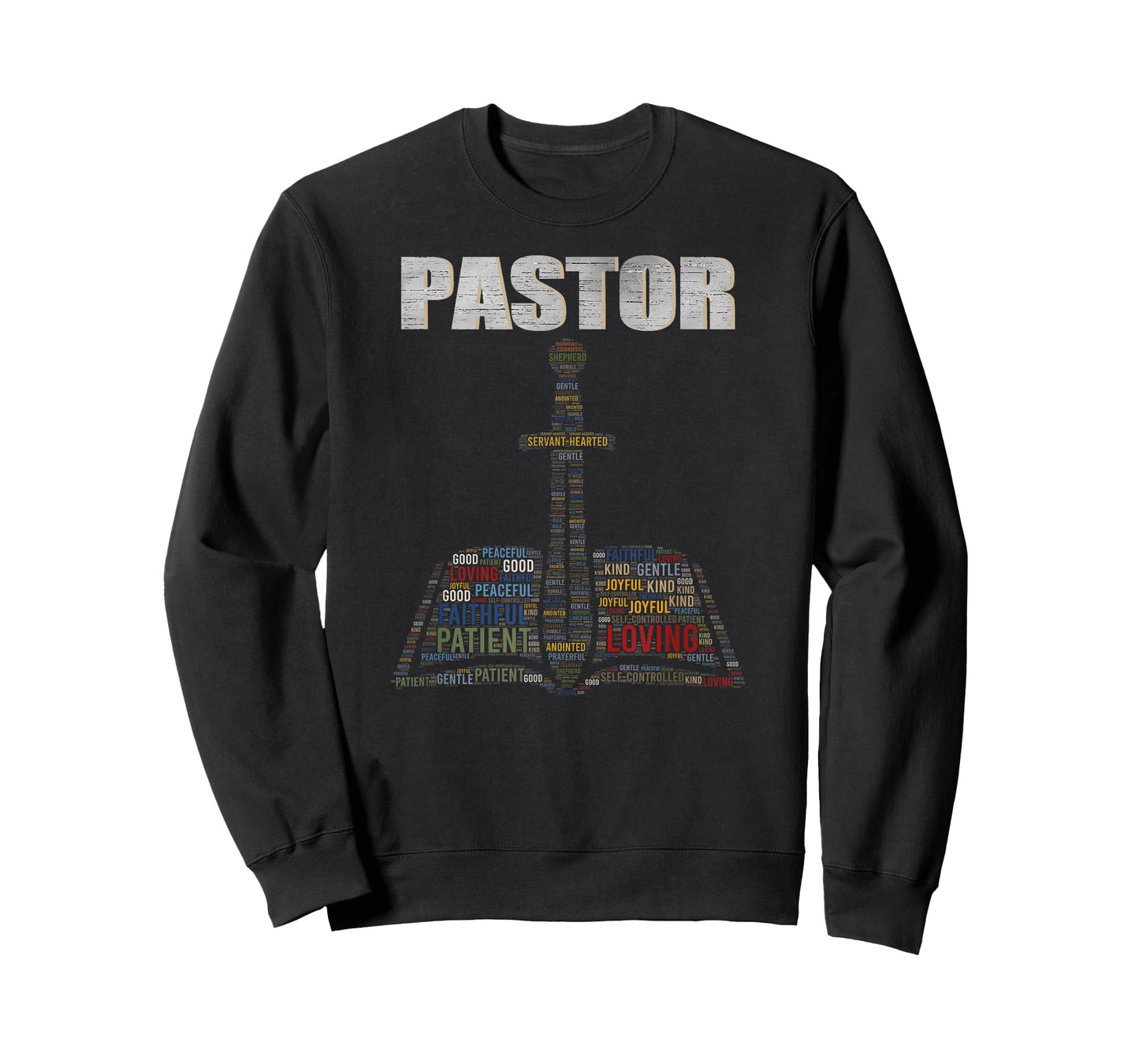 Christian Minister Word Cloud Church Pastor Appreciation Day T-Shirt