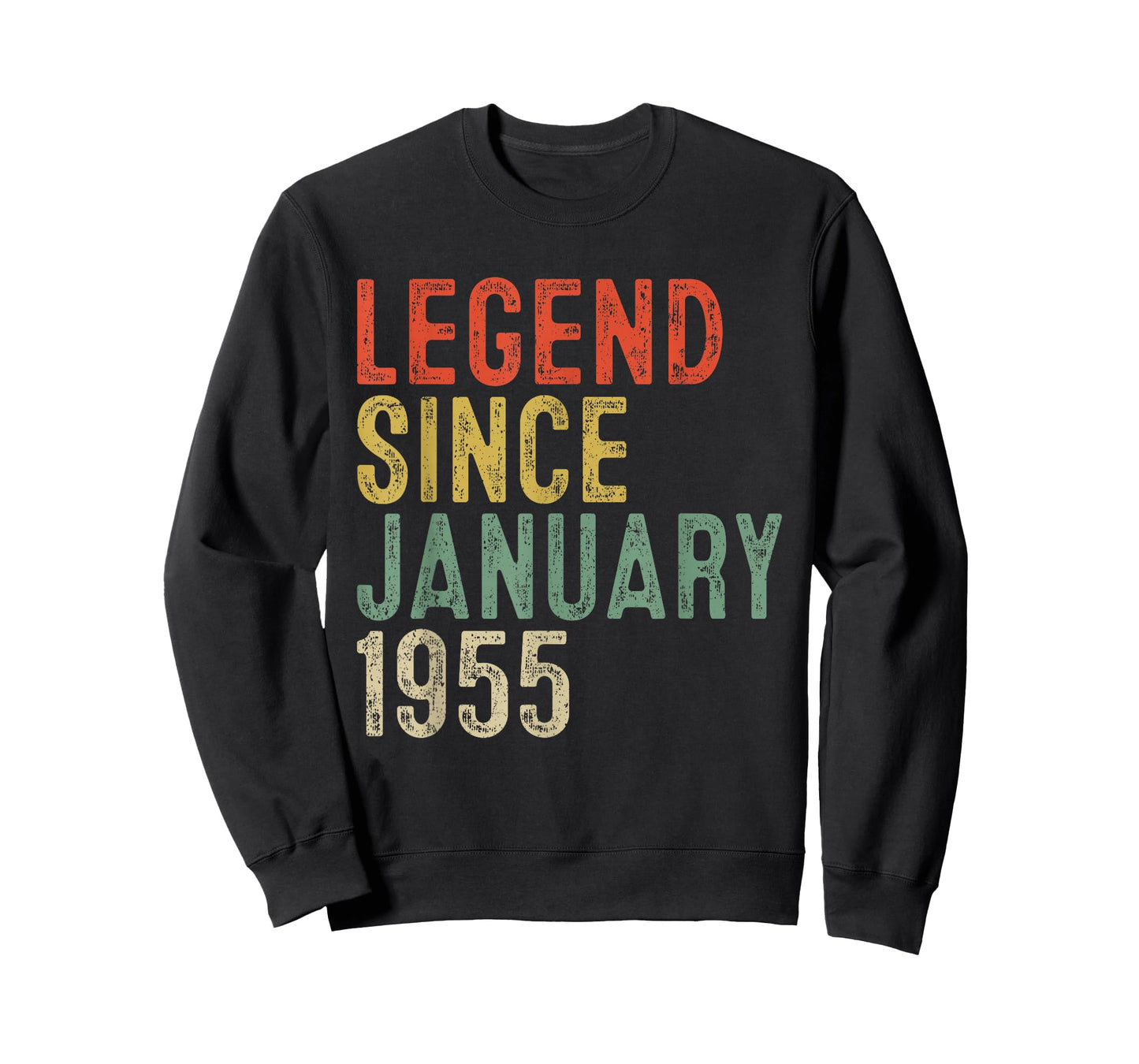 Legend Since January 1955 71st Birthday Gifts 71 Year Old T-Shirt