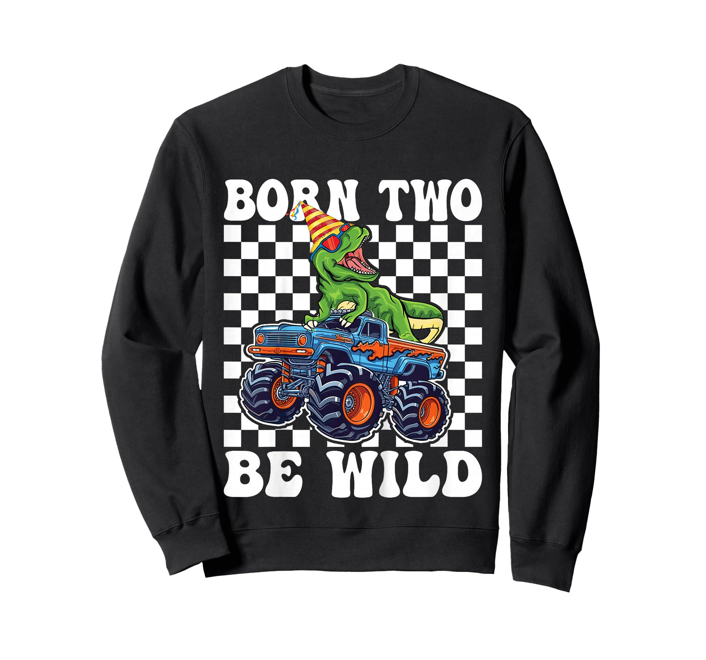 2nd Birthday Monster Truck 2 Year Old Boys 2nd Party T-Shirt