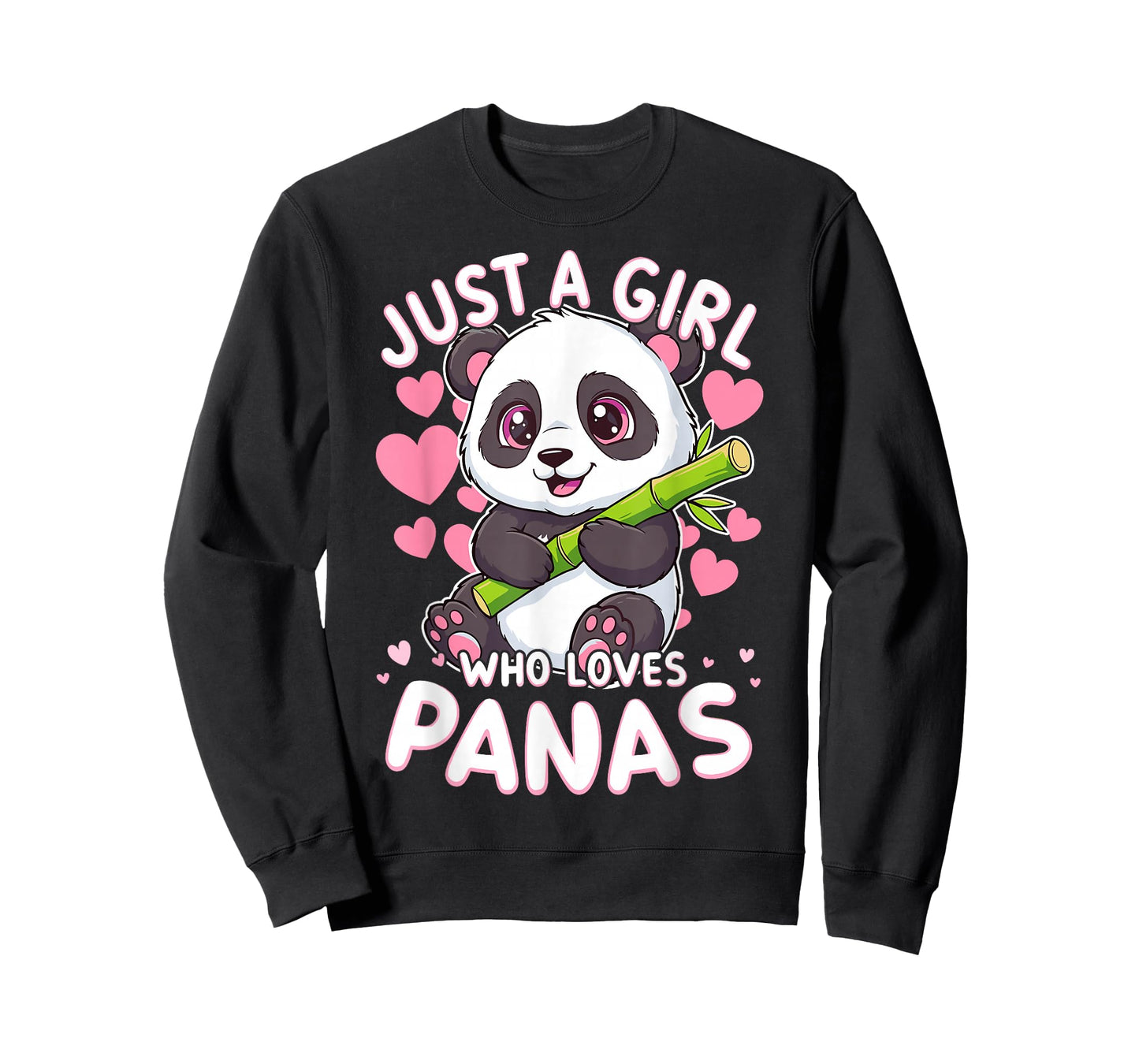 Panda Cute Animal Just a Girl Who Loves Pandas T-Shirt