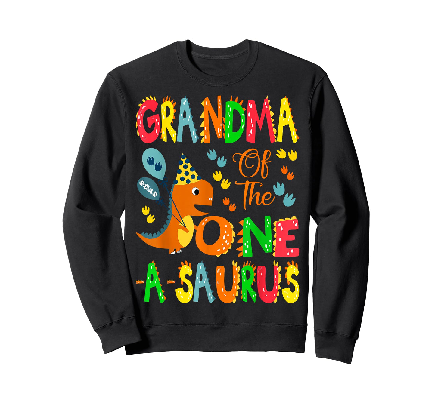 Grandma of The One-A-Saurus 1st Birthday Boy Dinosaur Lover T-Shirt