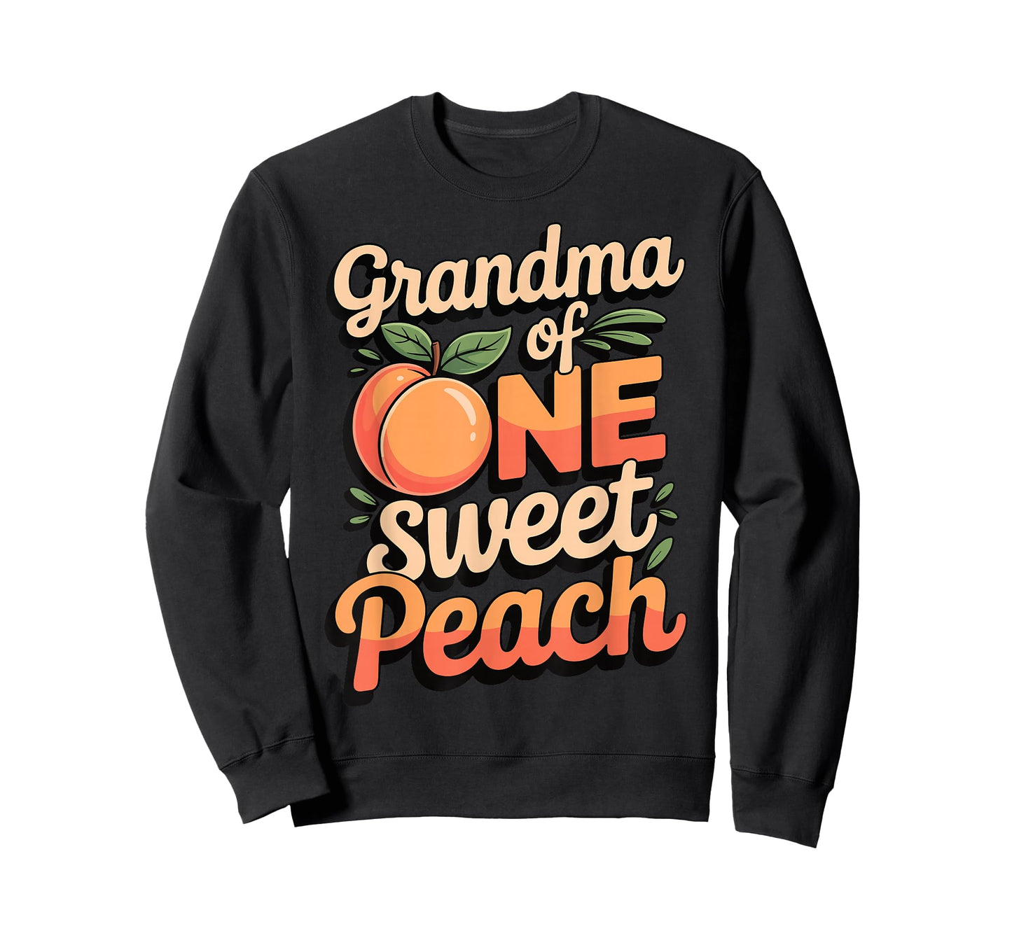Grandma of One Sweet Peach Family Matching T-Shirt