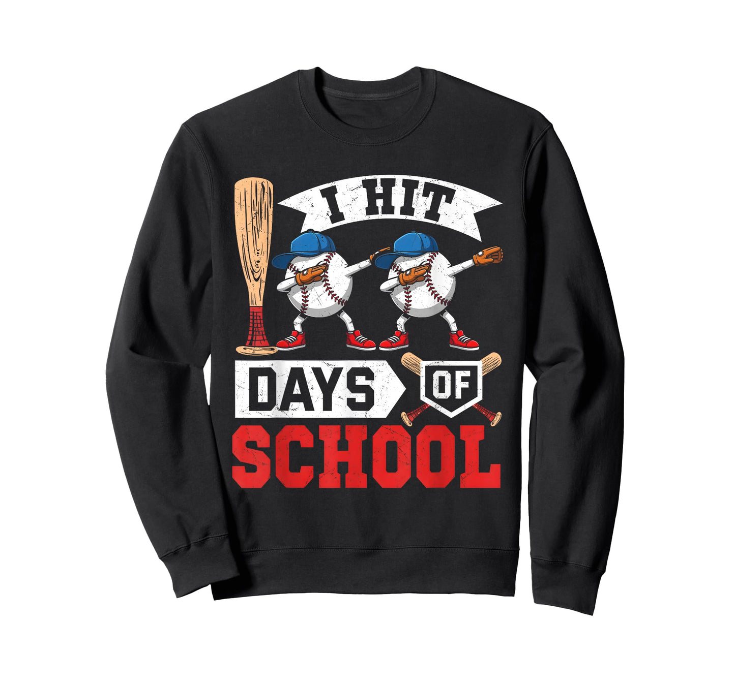 Kids 100 Days of School Boys 100th Day Baseball Toddler Boy T-Shirt