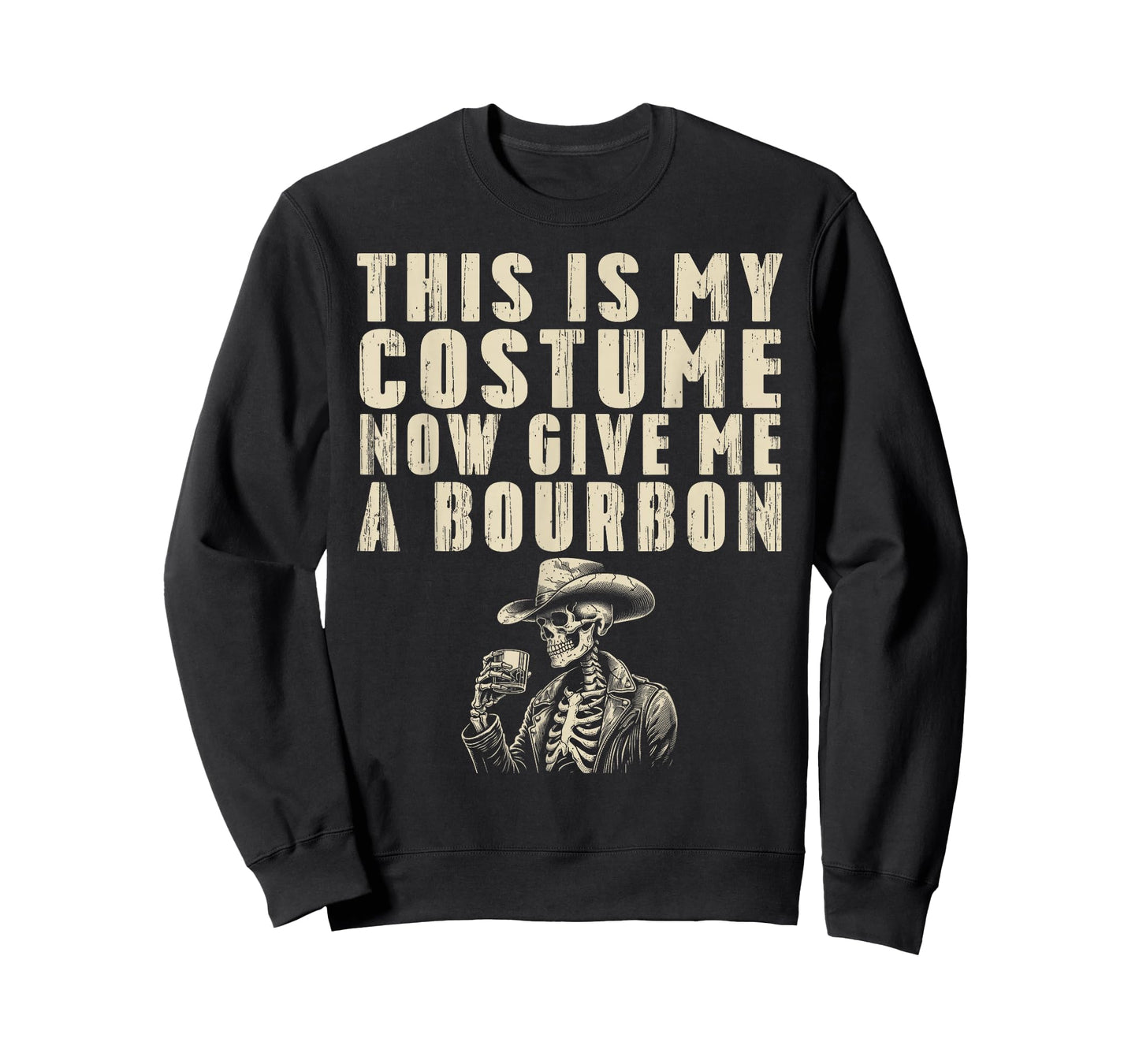 This is My Costume Give Me A Bourbon Shirt Men Dad Halloween T-Shirt