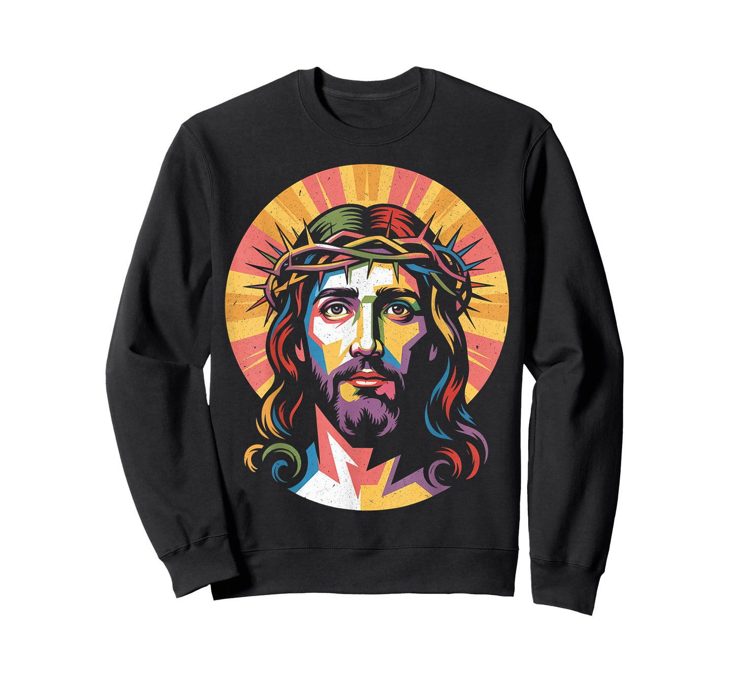 Vintage God King Jesus Christ Sweet Face Image T-Shirt