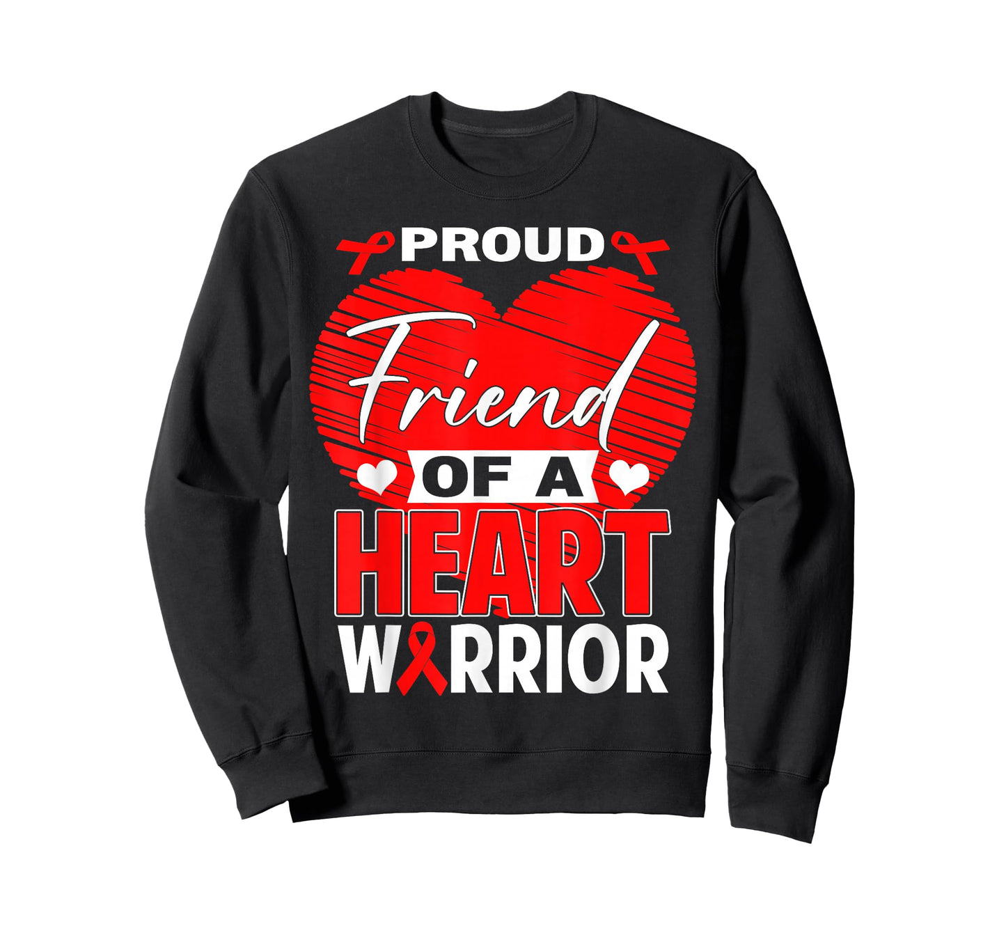 Proud Friend of Heart Warrior Heart Disease Awareness T-Shirt