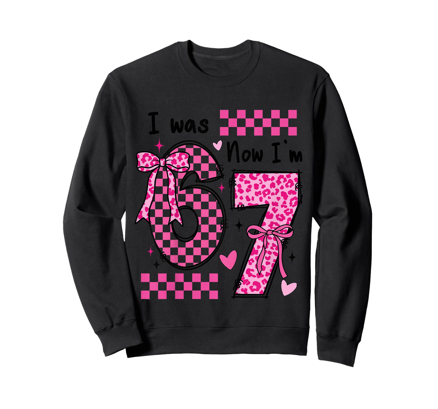 7th Birthday Girl Outfit I was 6 Now Im 7 Year Old Seven T-Shirt