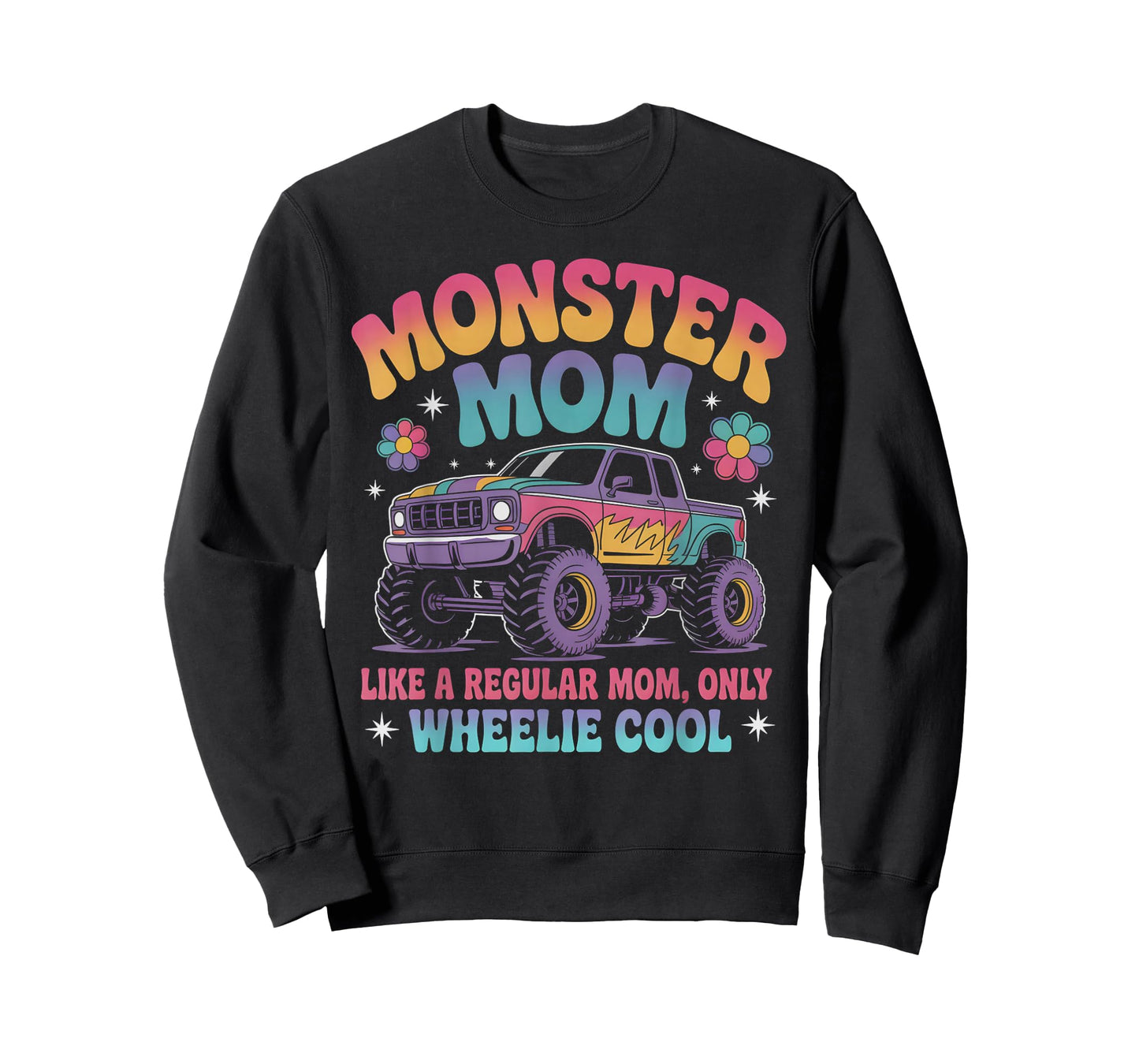 Kawaii Monster MOM Like Normal Mama But Wheelie Cool T-Shirt