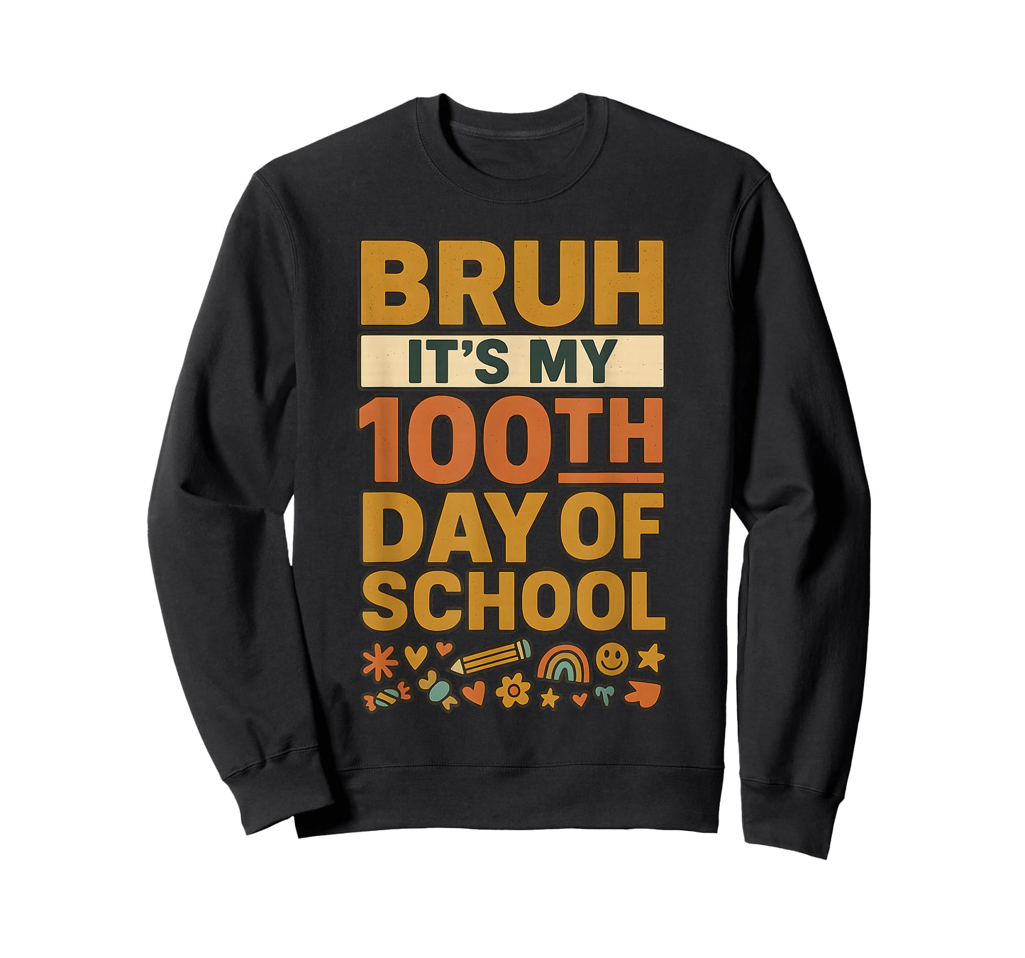 Cute First 100 Days of School Kindergarten Teacher Preschool T-Shirt