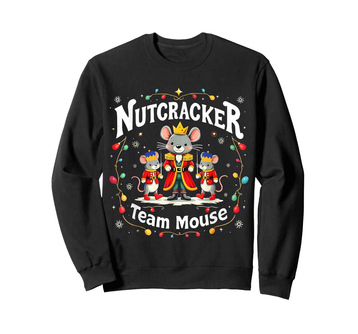 Christmas Nutcracker Team Mouse Funny Soldier Xmas Pajamas T-Shirt