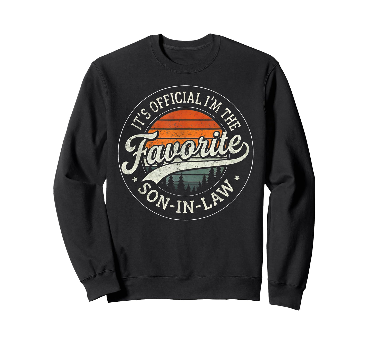 It's Official I'm The Favorite Son in Law Funny Vintage T-Shirt