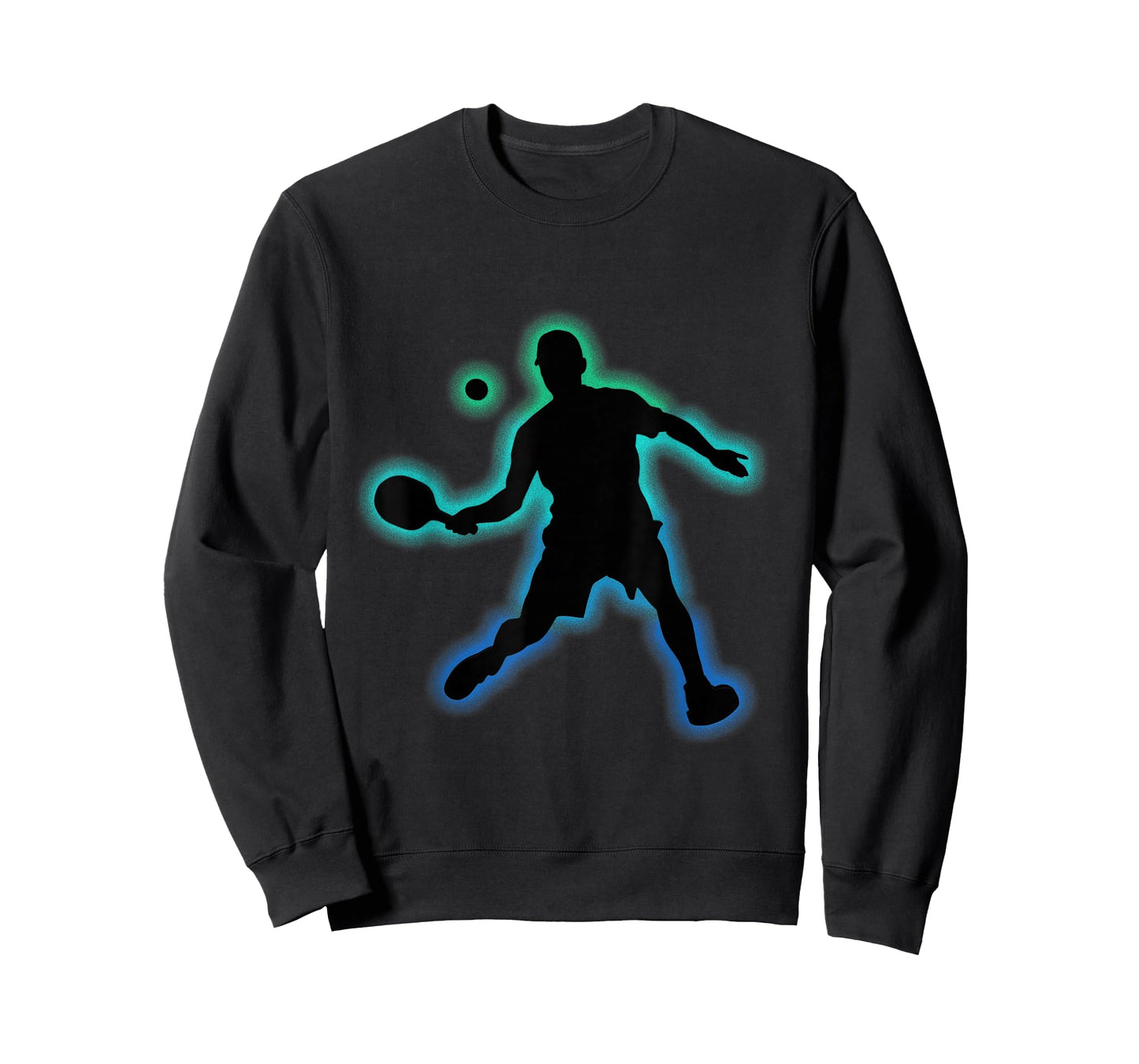 Pickleball Player Glow Cool Graphic Gift for Men Women T-Shirt