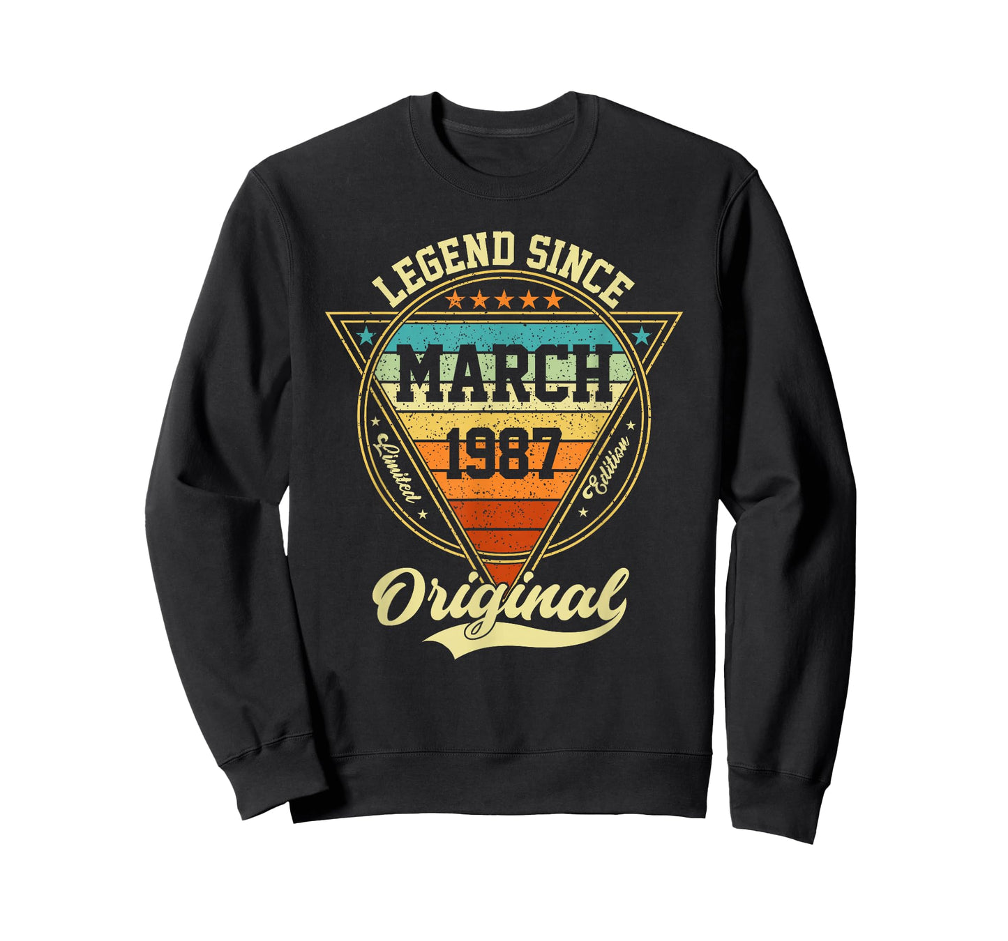 Vintage 39th Birthday Legend Since March 1987 T-Shirt