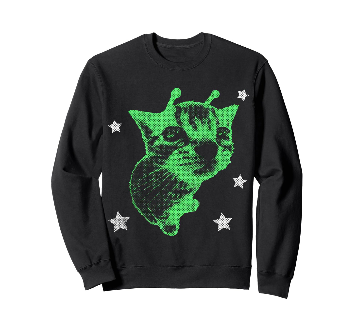 Y2K Alien Cat T-Shirt
