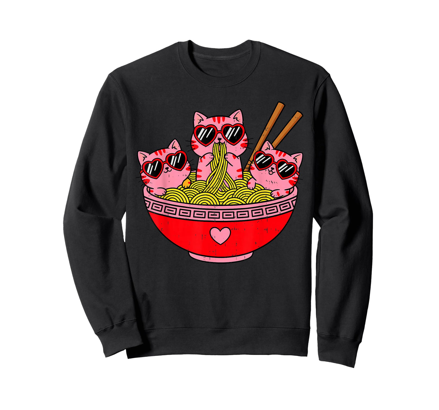 Cat Kitten Valentine Anime Valentines Day for Kid Boys Girls T-Shirt