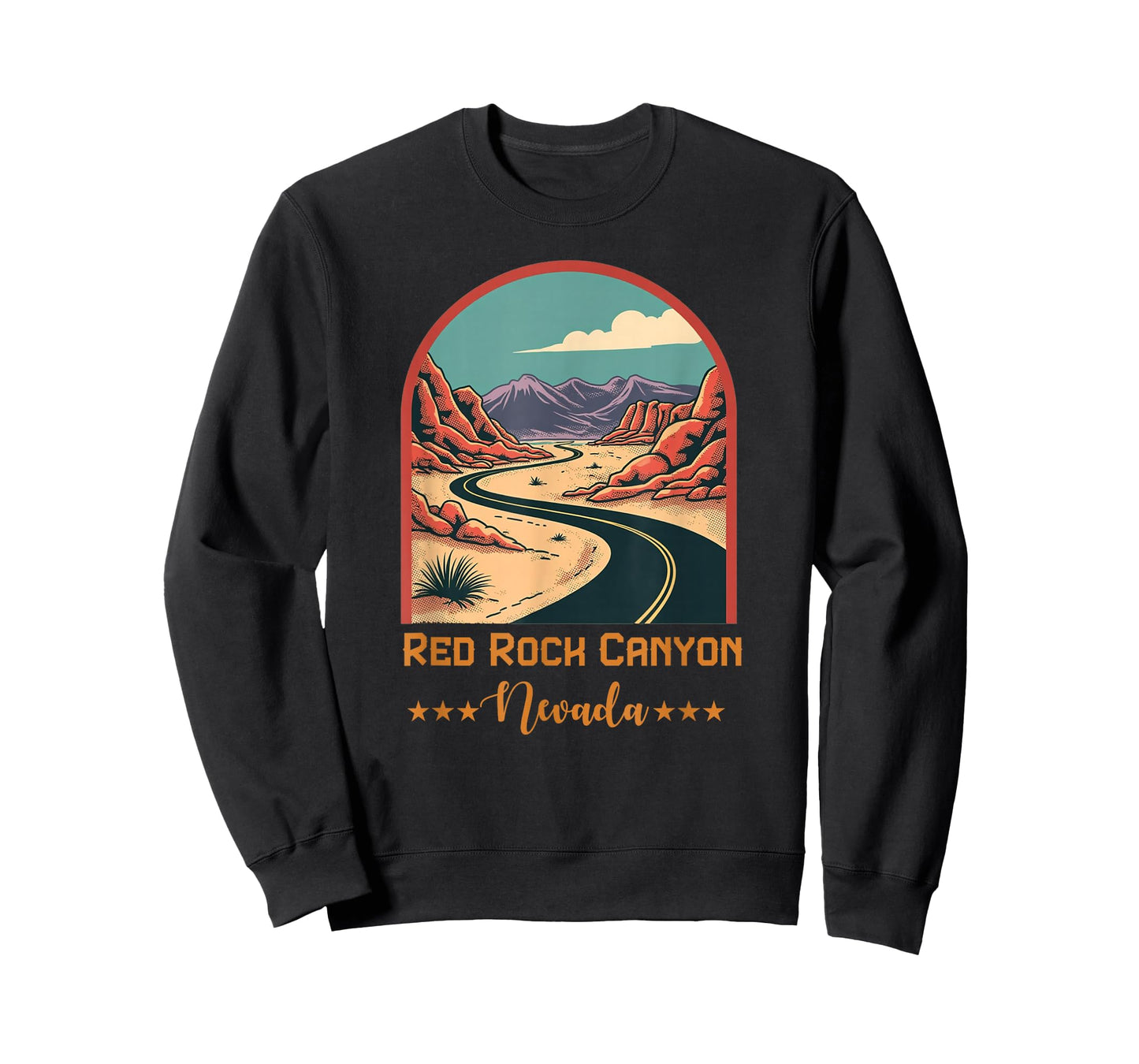 Red Rock Canyon Mountain Springs Nevada Souvenir Men Women T-Shirt