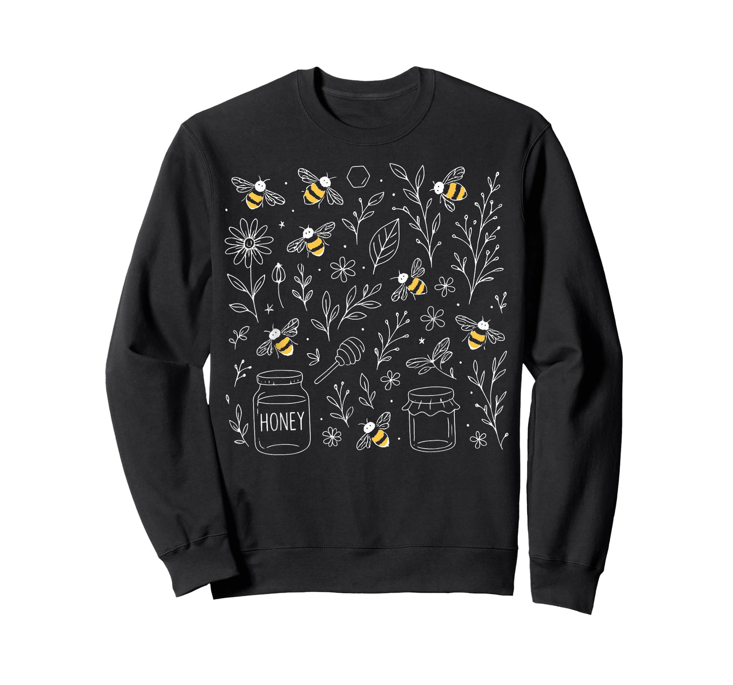 Vintage Wildflower Bee Honeycomb Beekeeping Bee Lovers Women T-Shirt