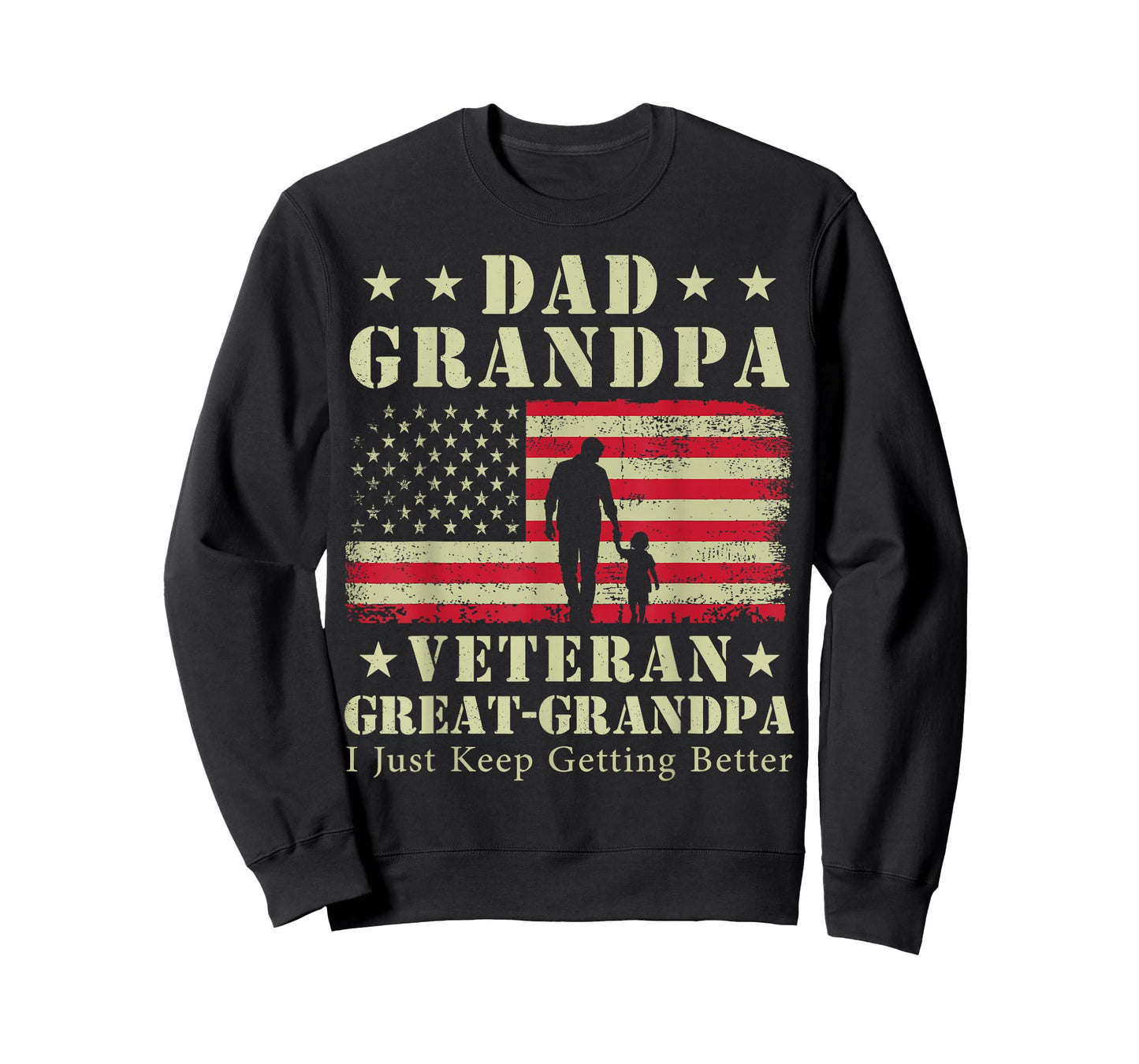 Dad Grandpa Veteran Great Grandpa T-Shirt