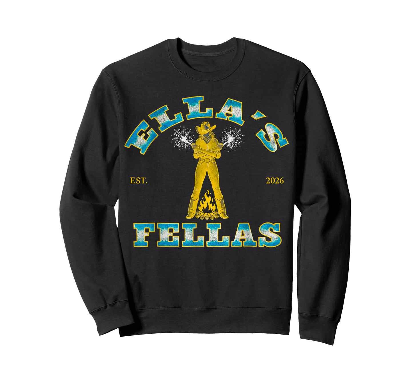 Ellas Fellas Vintage Matching Squad for Men Women T-Shirt