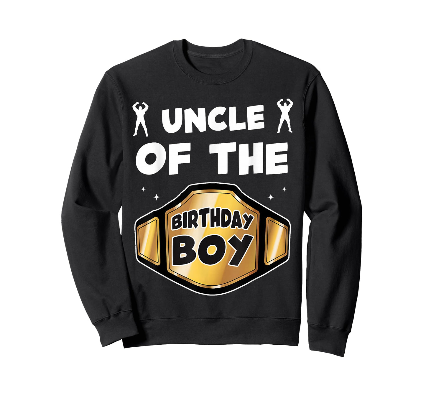Uncle of The Birthday Boy Wrestling Belt Birthday Kids Boys T-Shirt