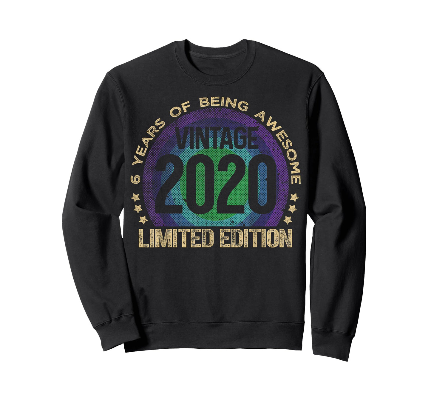 6 Year Old Gifts Vintage 2020 Limited Edition 6th Birthday T-Shirt