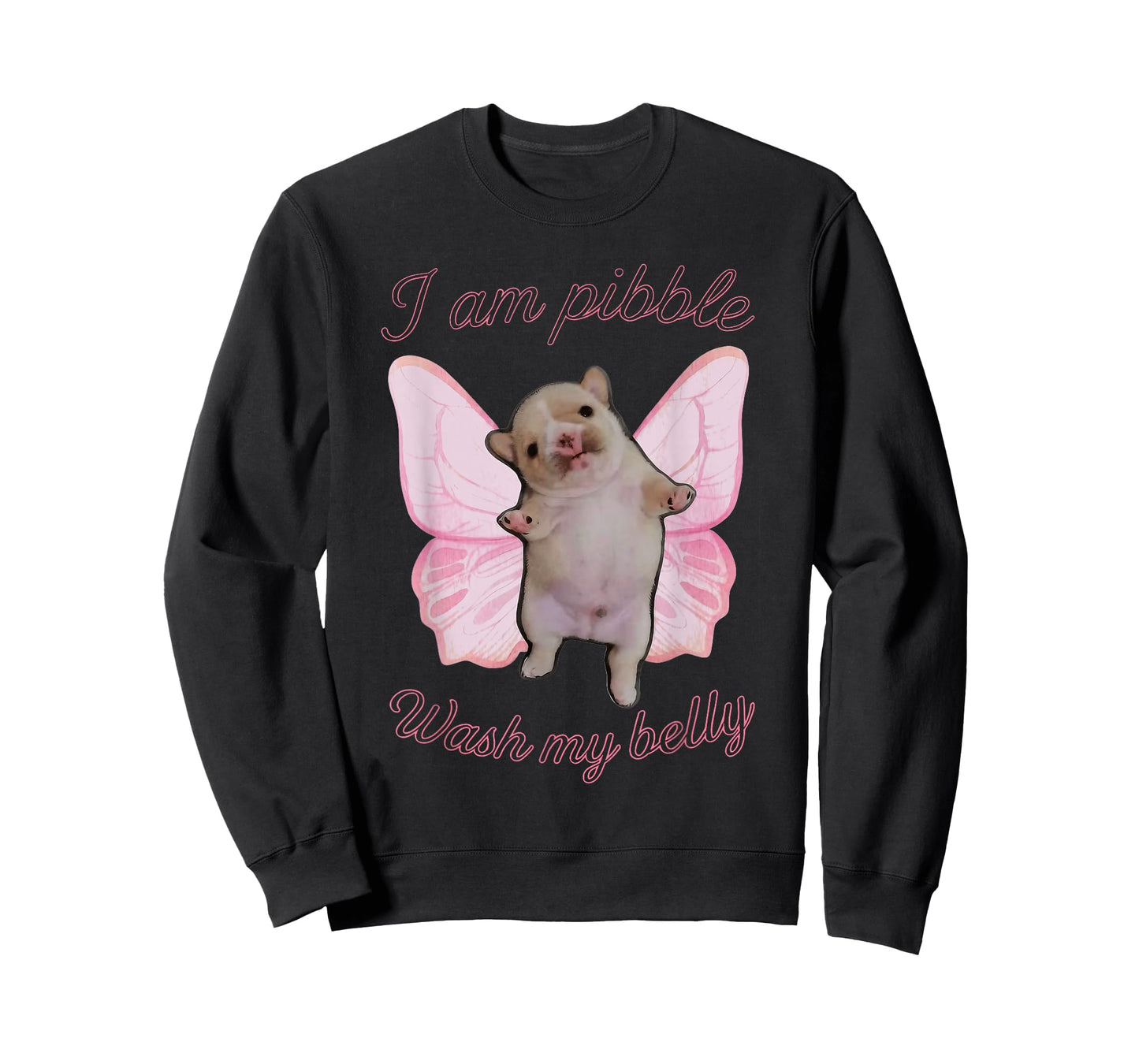 I Am Pibble Wash My Belly Pibble Meme Funny Dog Brainrot T-Shirt