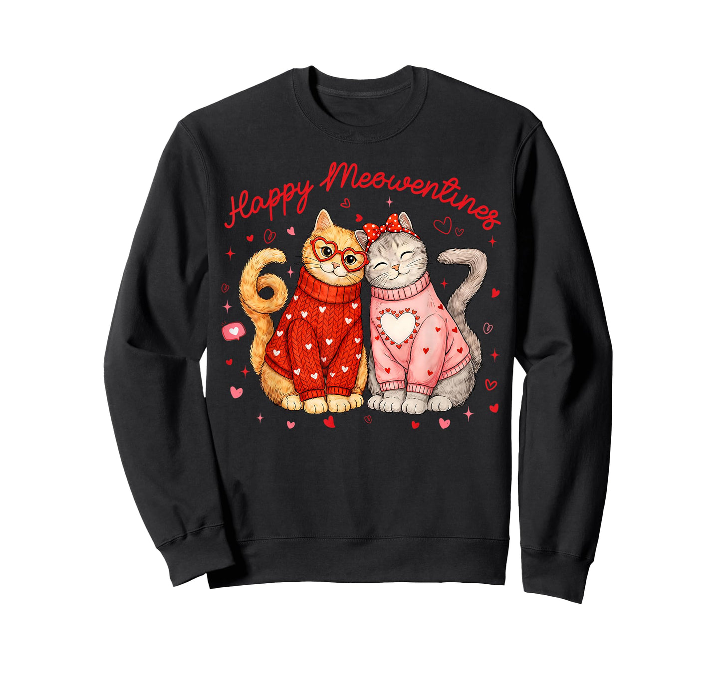 Happy Meowentines 67 Six Seven Cute Cat Valentine Men Women T-Shirt
