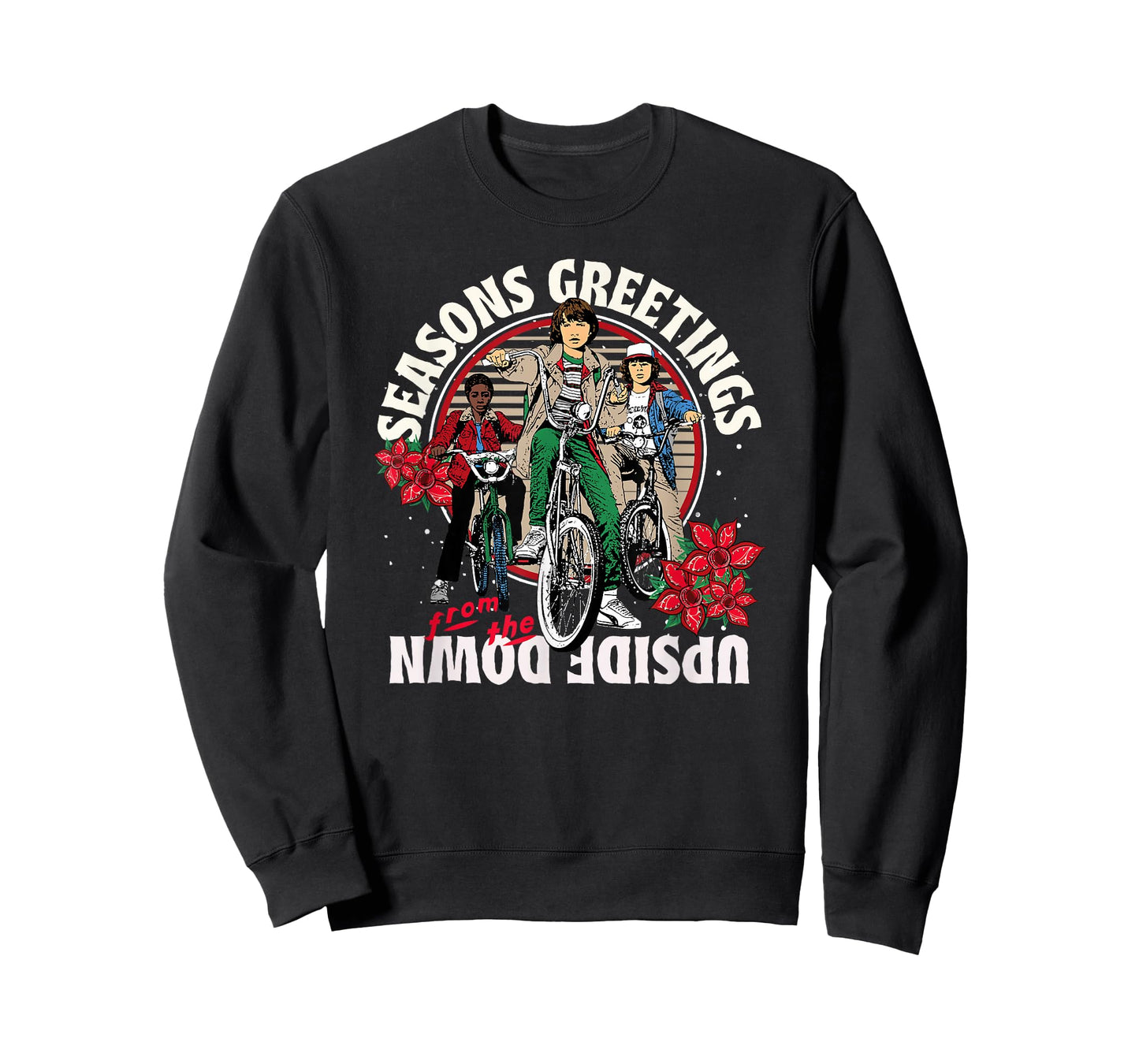 Stranger Things Christmas Greetings from The Upside Down T-Shirt