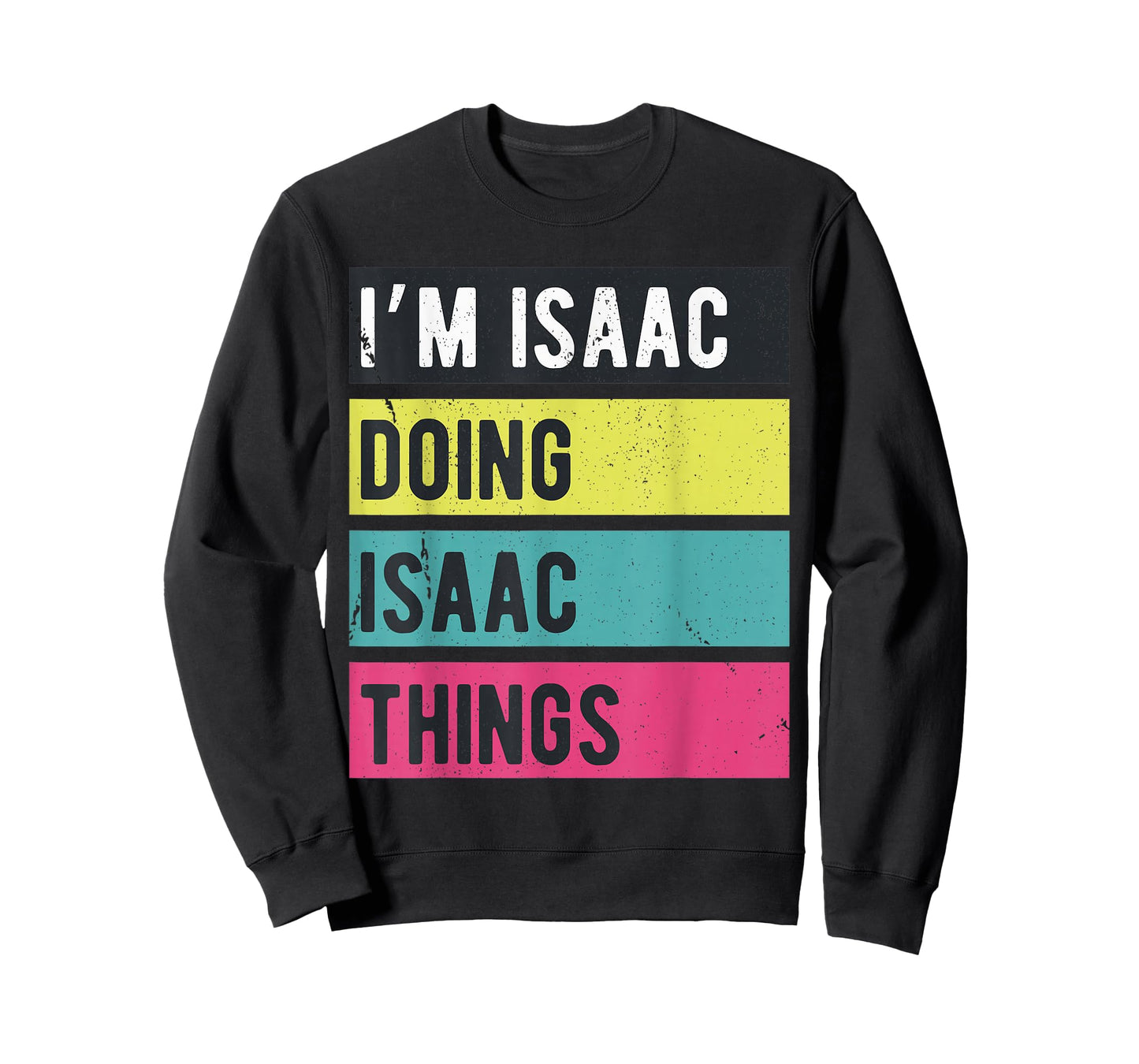 Doing Isaac Things Funny Personalized Names Retro T-Shirt