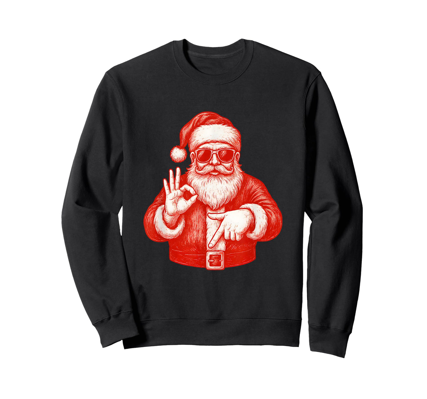 Funny Santa 6 7 Meme Design | Christmas Math Humor T-Shirt