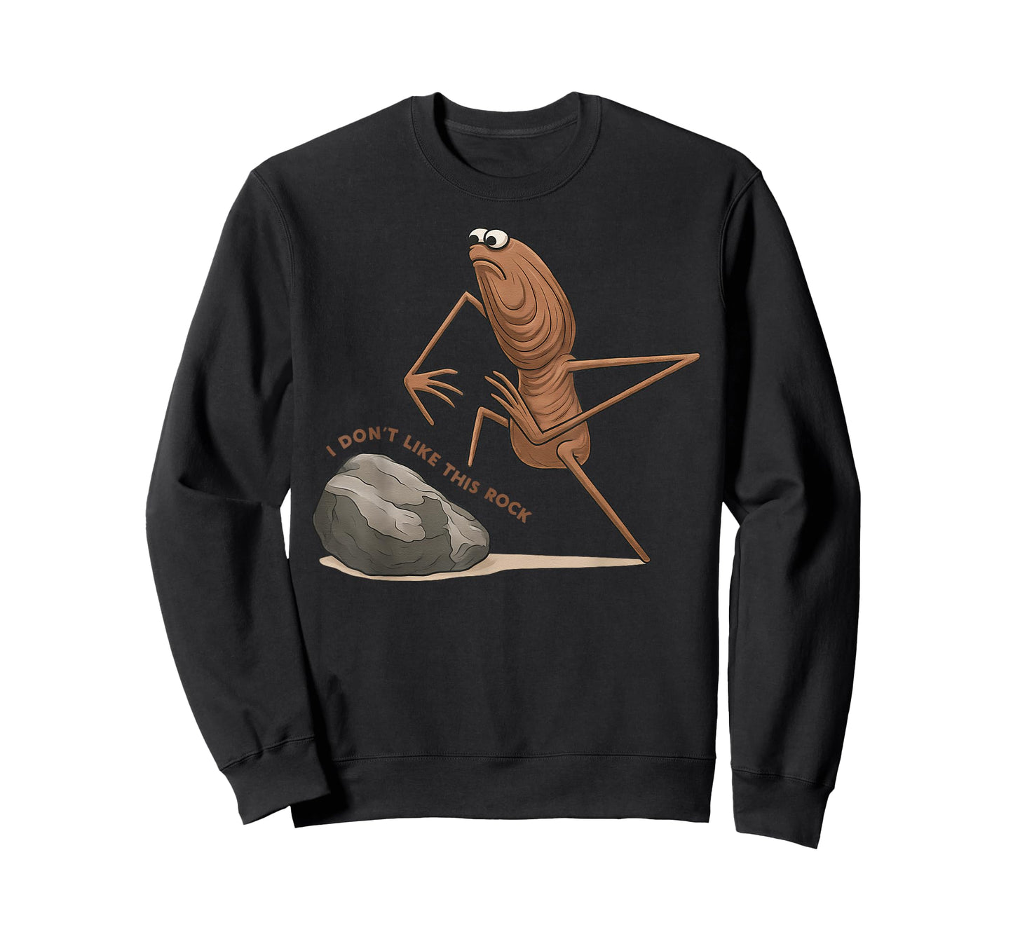 Funny Marcus The Worm I Don't Like This Rock Meme T-Shirt