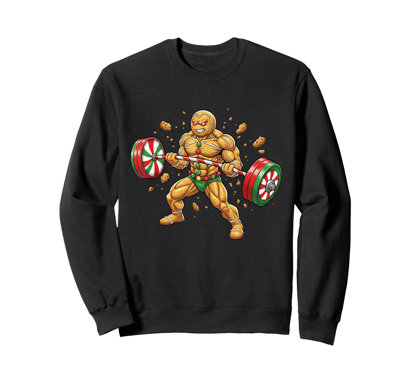 Christmas Gym Gingerbread Gingershred Xmas Workout Men Women T-Shirt