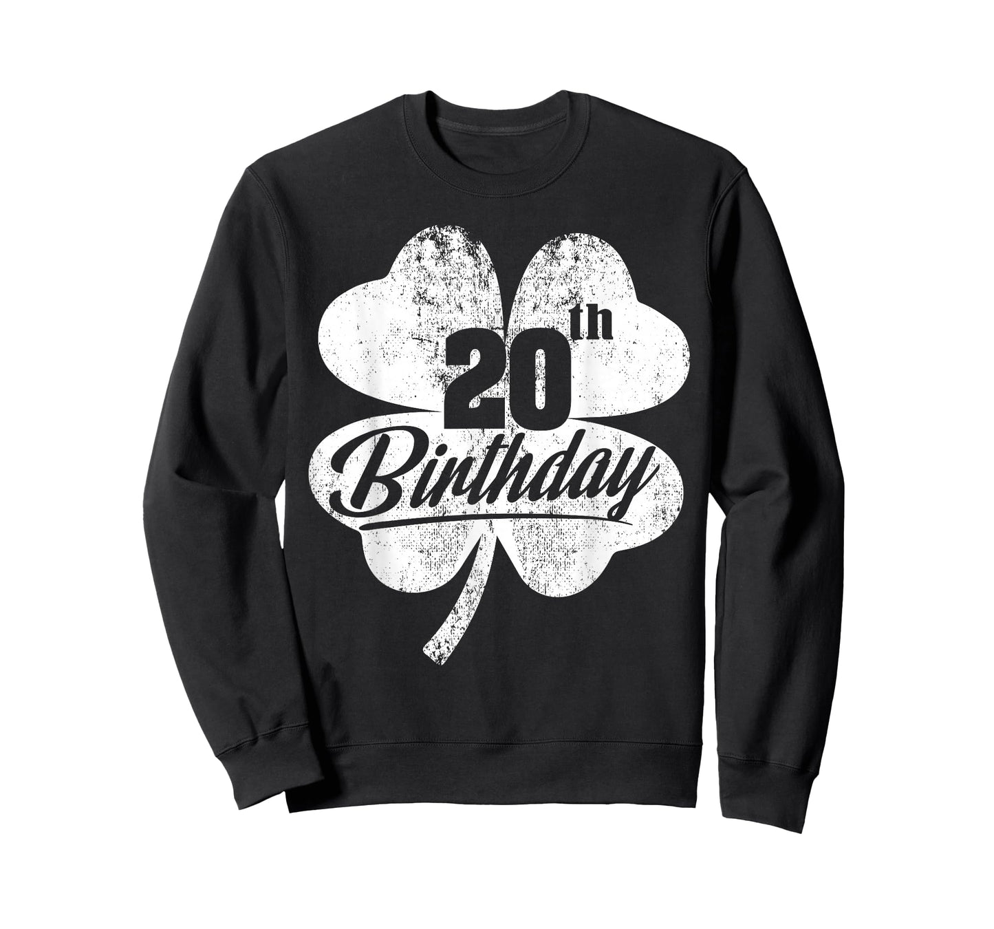 Funny 20th Birthday Shamrock St Patrick's Day Boys Girls T-Shirt
