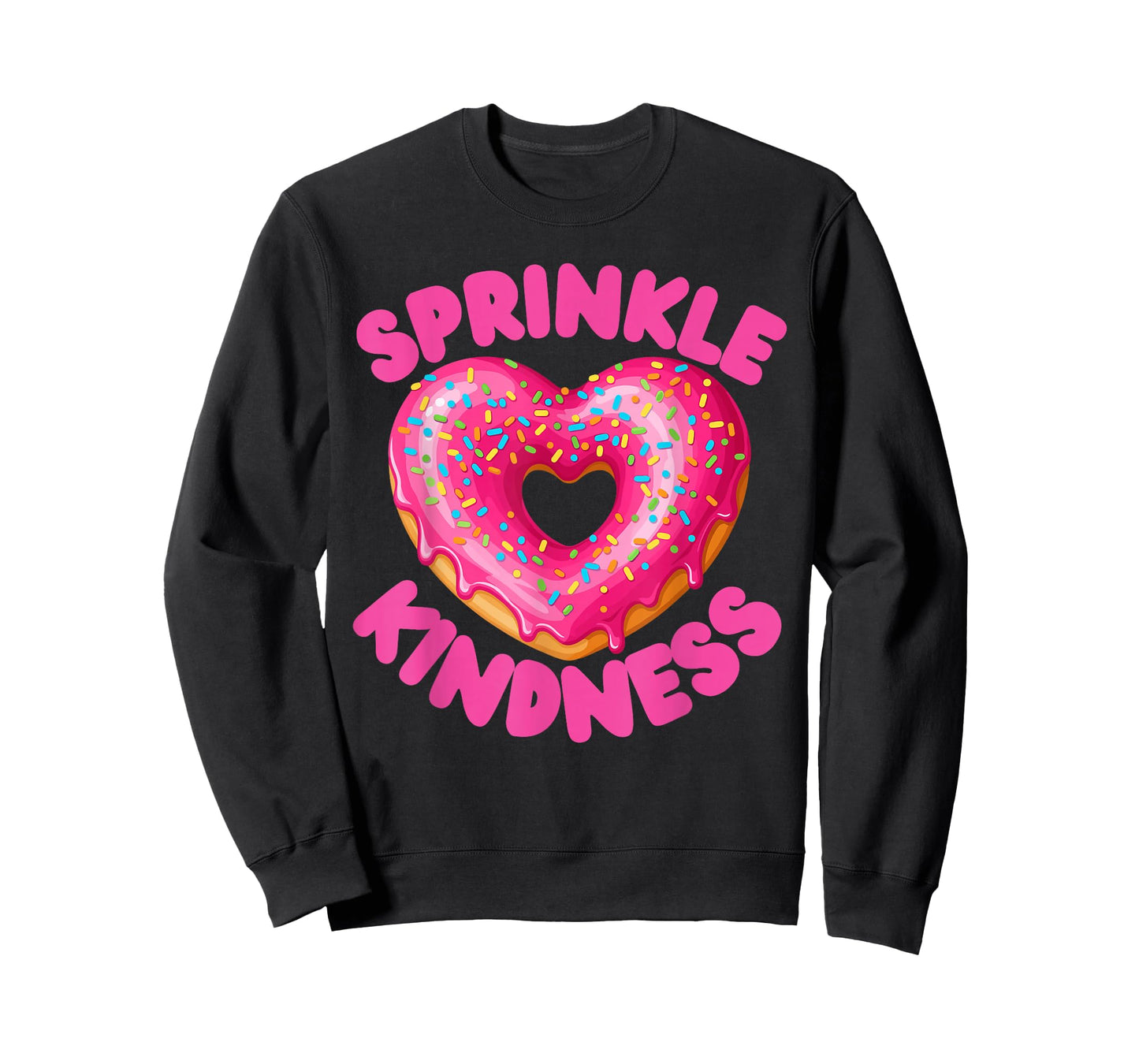 Sprinkle Kindness Heart Doughnut Boy Girl Food Donut Squad T-Shirt