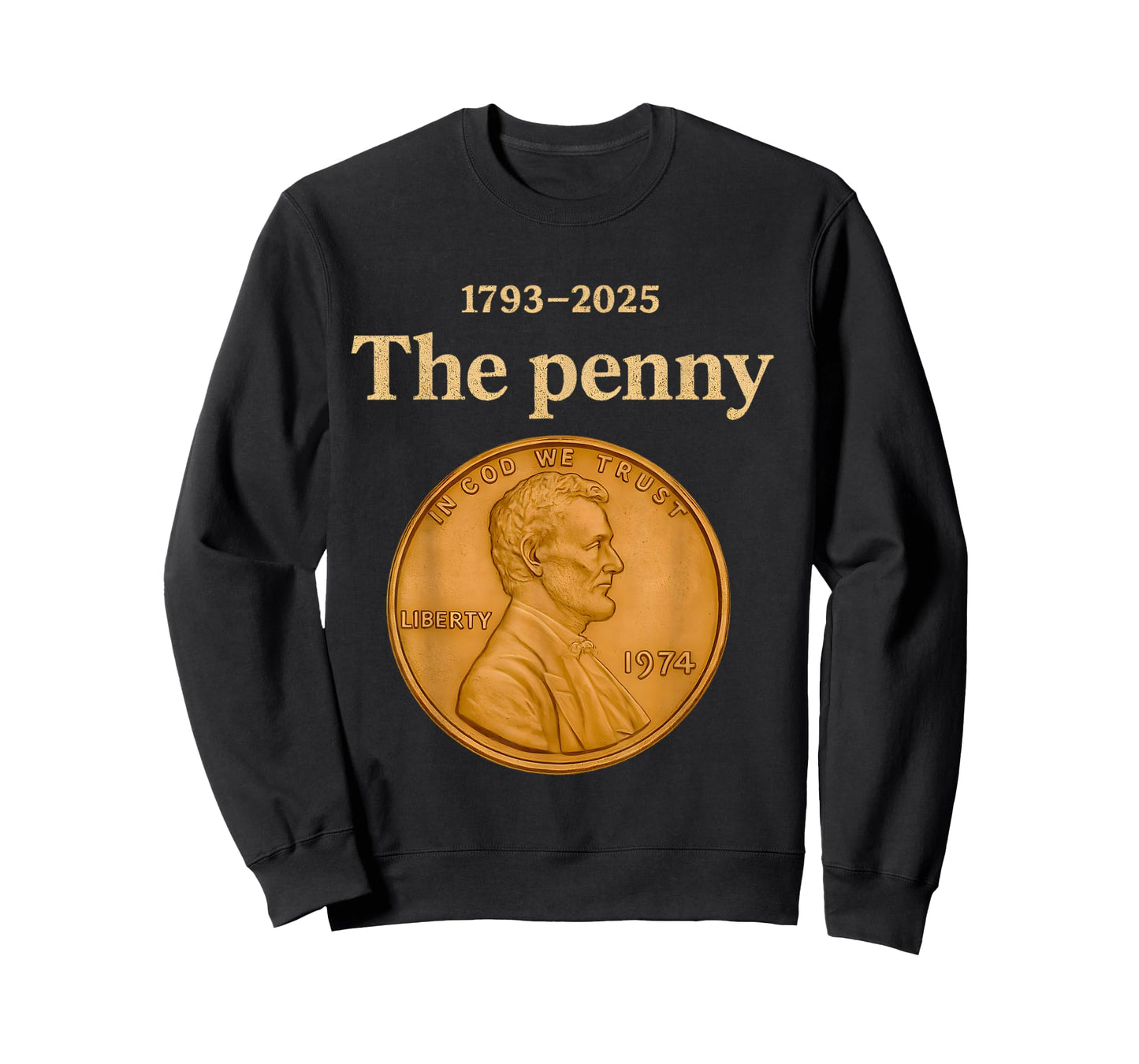 Rip Penny Lincoln USA Coin 1 Cent America United States T-Shirt