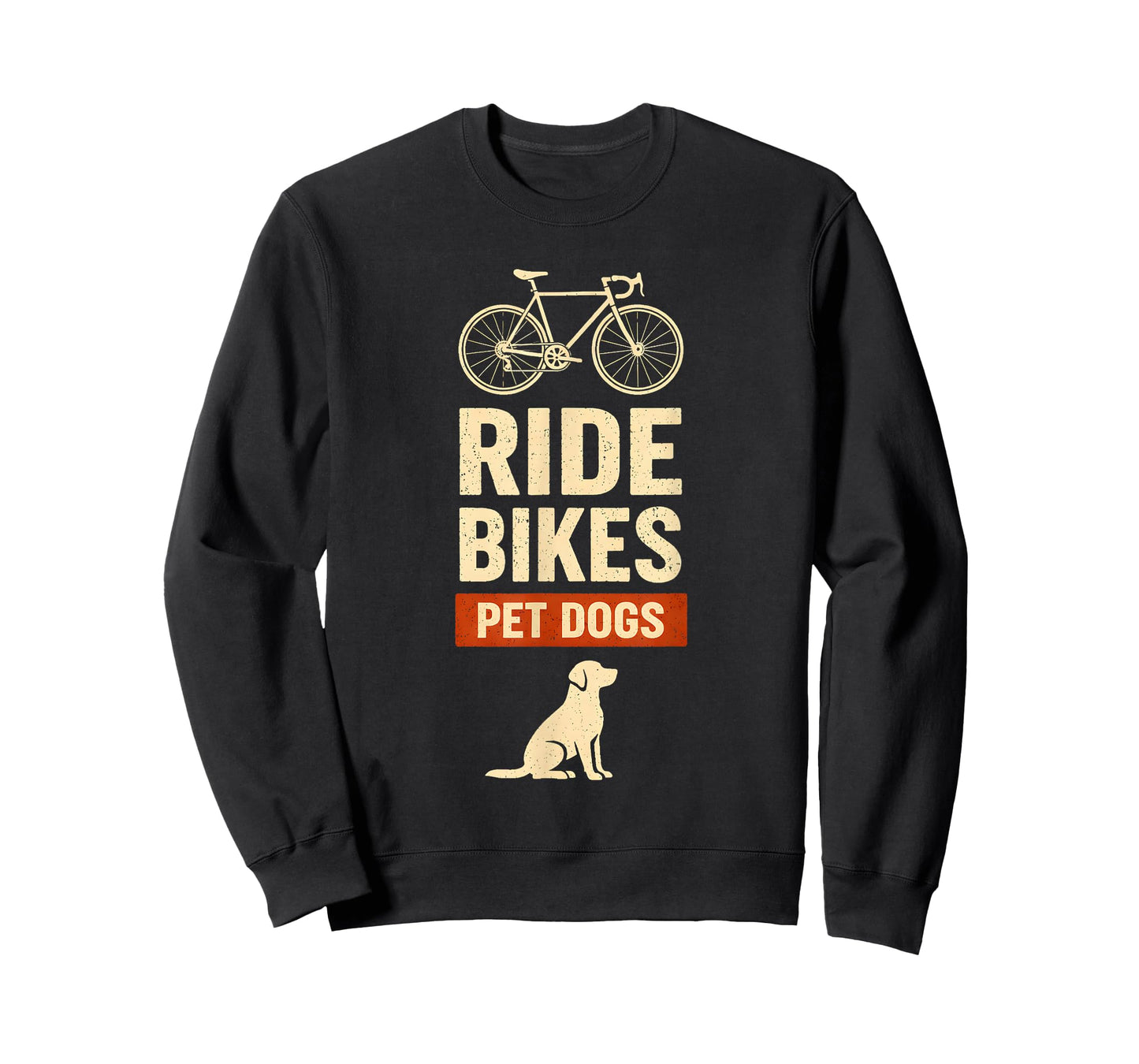 Ride Bikes Pet Dogs Bicycle Cycling Biking Dog Lover T-Shirt